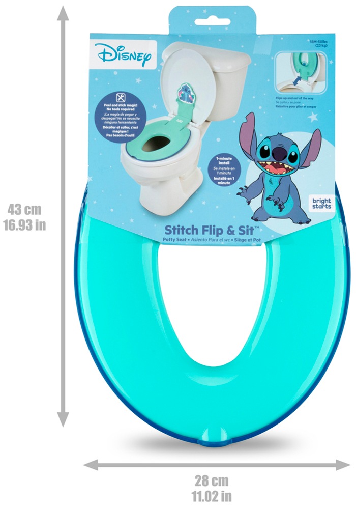 Bright Starts Toilettentrainer »Disney Baby Flip & Sit Toilettensitz«