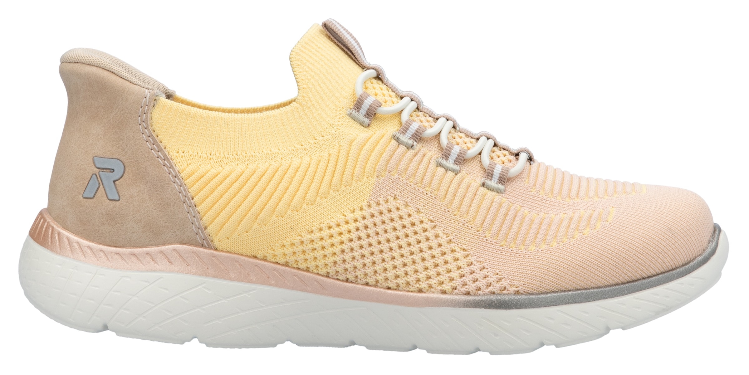 RIEKER Sport Slip-On Sneaker »Ready2GO«, Halbschuh, Freizeitschuh, Slipper mit MemoSoft-Innensohle