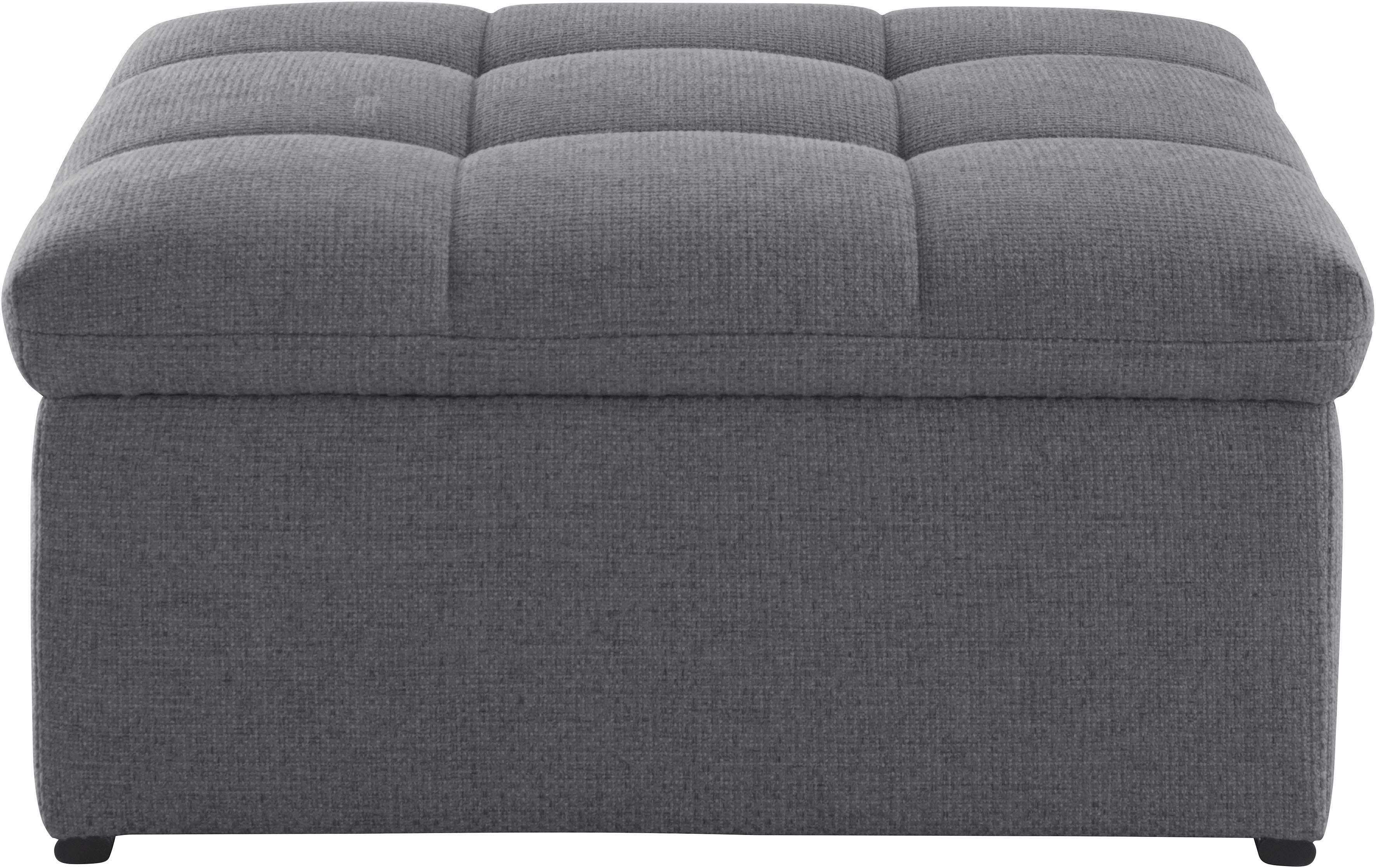 DOMO collection Sitzhocker "Lagoa moderne Steppung im Sitz, elegant und zeitlos, B/T 87/87cm" in großer Farbauswahl