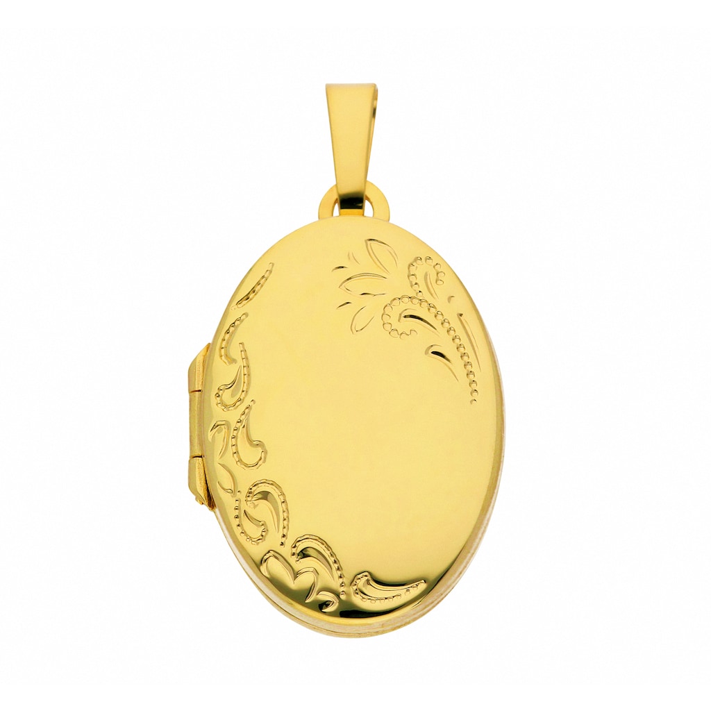 Adelia´s Kette mit Anhänger »333 Gold Medaillon Anhänger« Schmuckset Set mit Halskette