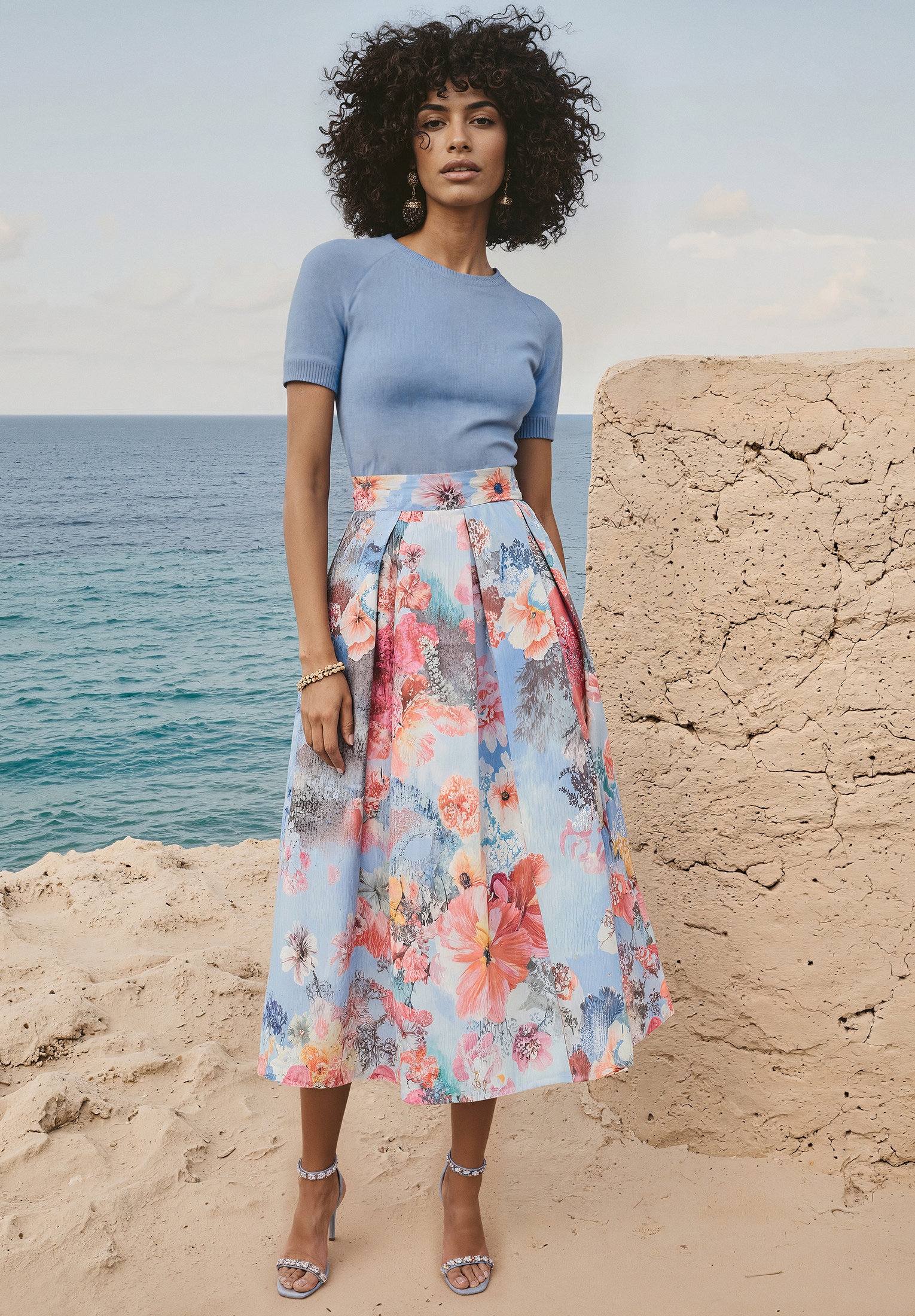 Vera Mont Minirock »Damen mit Jacquard«