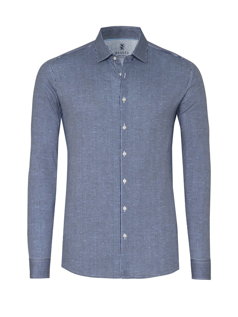 DESOTO Langarmhemd "Casual Kent 1/1" Jerseyhemd, Kentkragen, Slim Fit günstig online kaufen