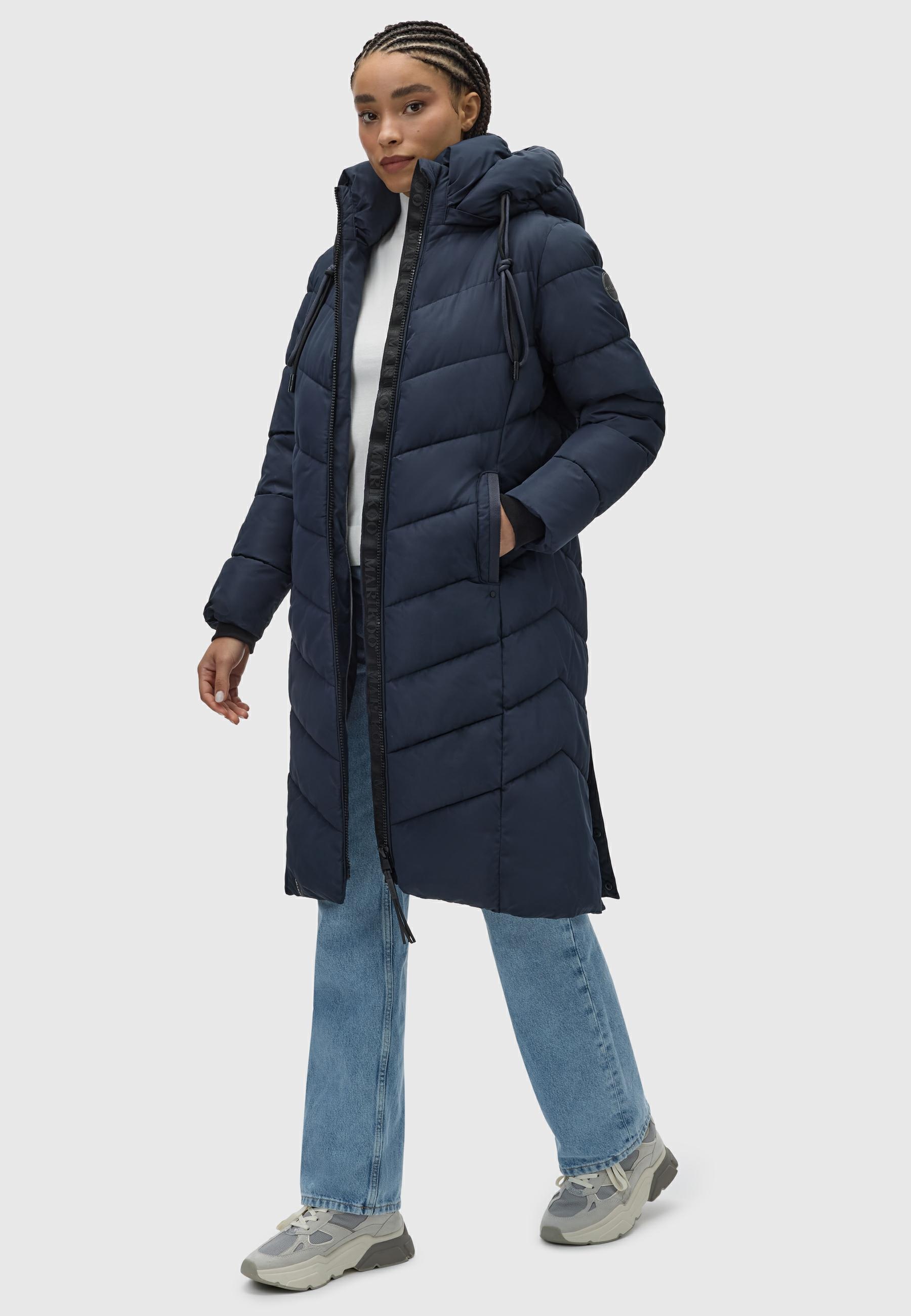 Marikoo Steppmantel »Sahnekatzii XIV-1« Wintermantel mit kuschlig warm wattiertem Kragen