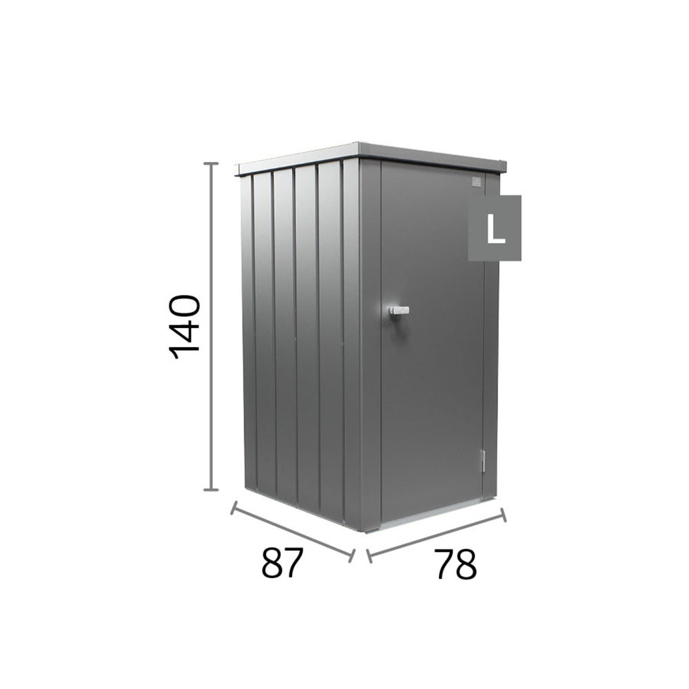Biohort Mehrzweckschrank »Julia Gr. L , verschiedene Farben« 77,7x 140,2x 87 cm, Terrassenschrank für kleine Außenflächen