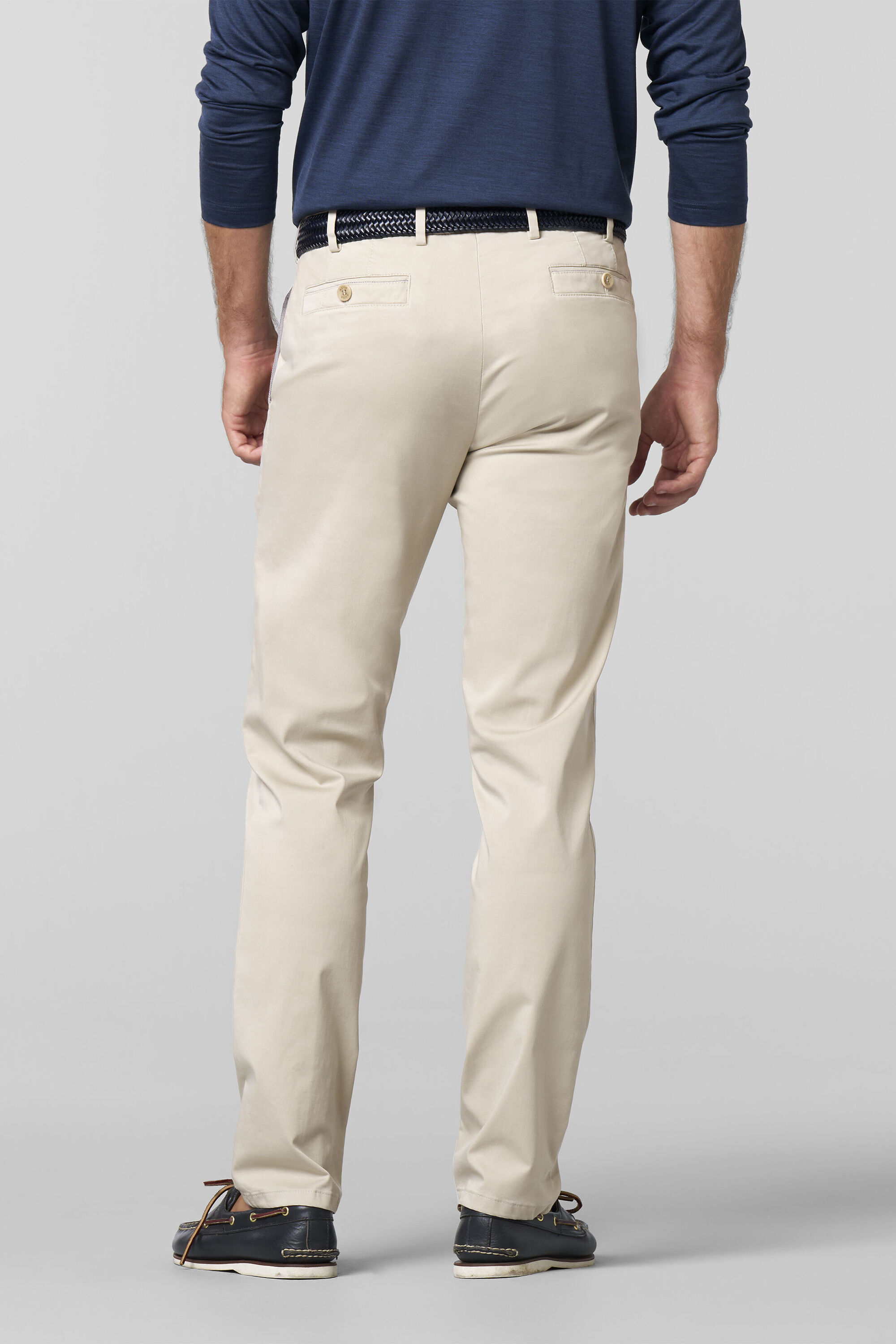 Thumbnail - MEYER Chinos "NEW YORK Art.1-8130" mit buntgewebtem Innenfutter