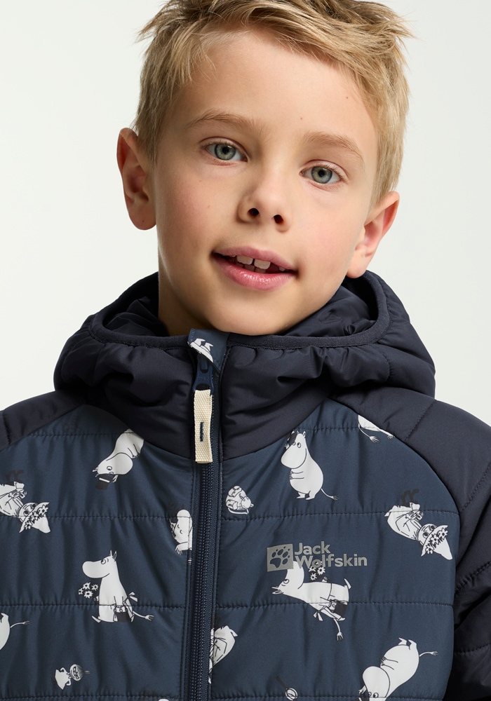 Jack Wolfskin Outdoorjacke »MOOMIN INS JACKET K«, mit Kapuze