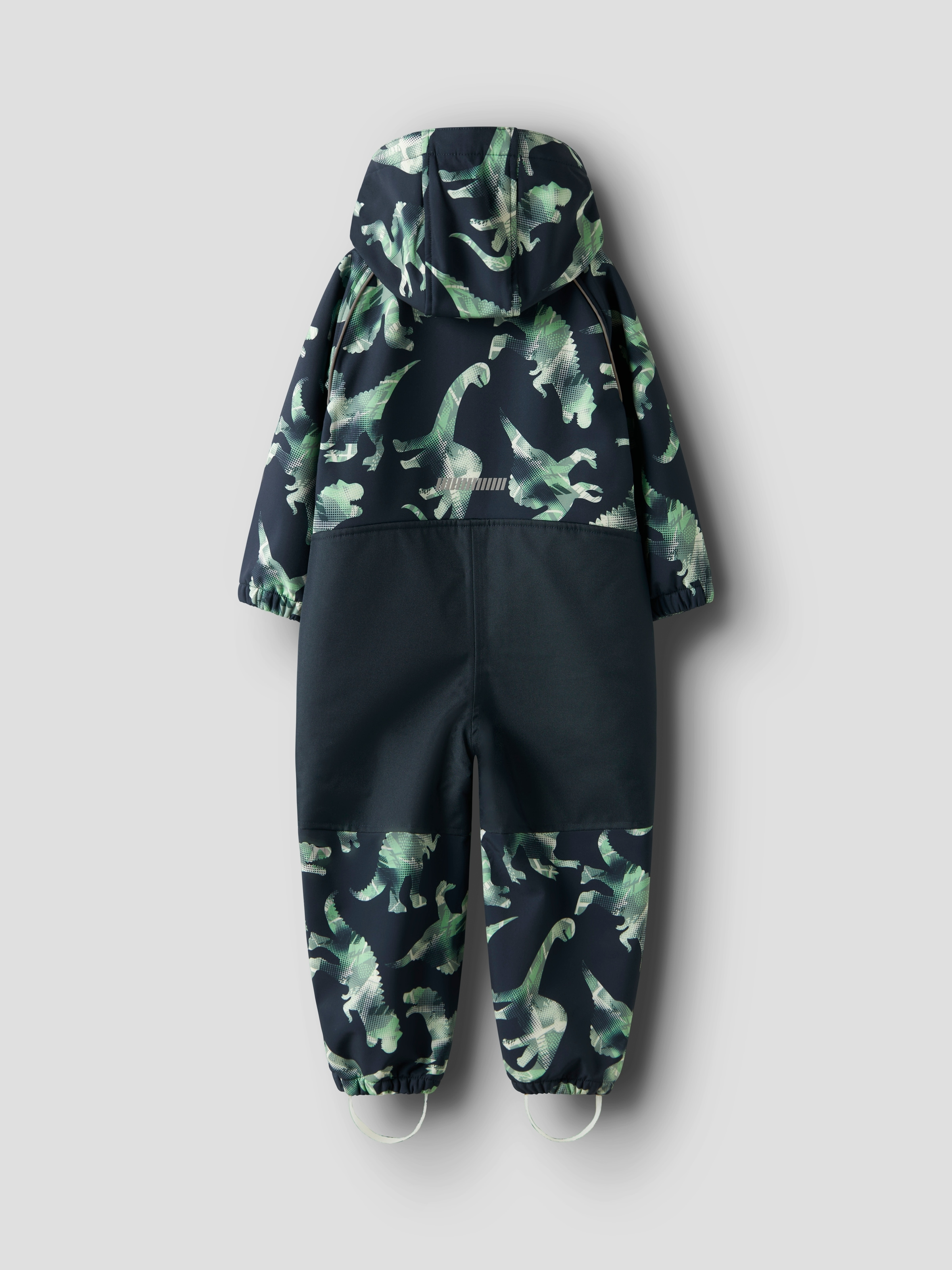 Name It Overall »NMMALFA08 SOFTSHELL SUIT AOP 1FO NOOS« mit dekorativen und reflektierenden Details