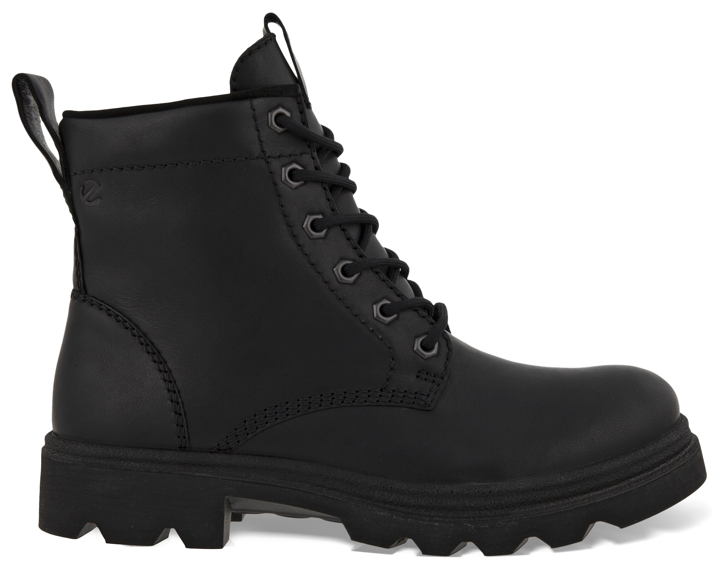 Ecco Schnürboots »GRAINER W«, Stiefelette, Winterboots, Blockabsatz, mit Schurwollfutter