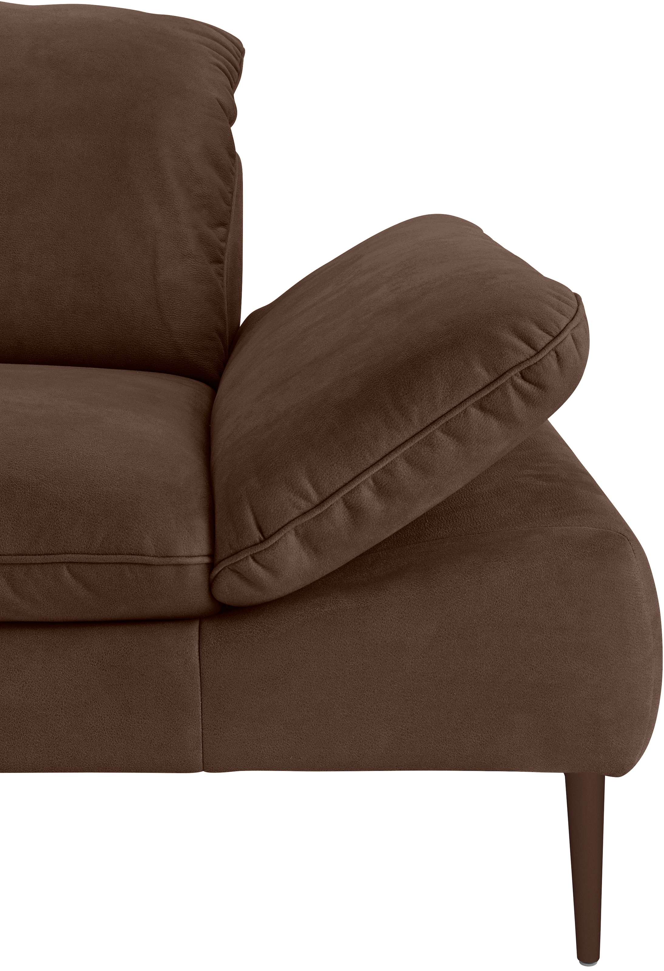 W.SCHILLIG 2-Sitzer »enjoy&MORE«, Sitztiefenverstellung, Füße bronze pulverbeschichtet, Breite 202 cm
