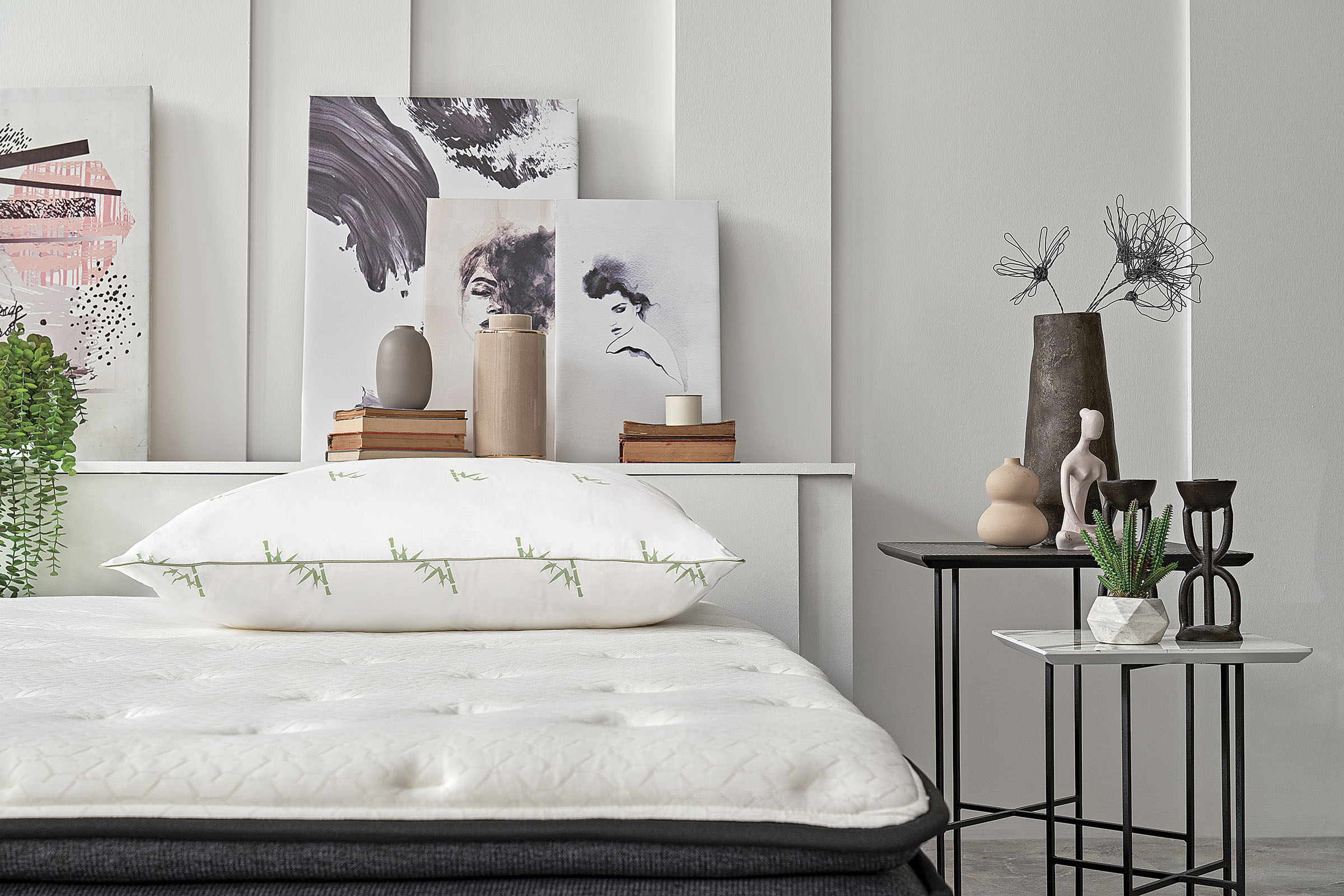 Thumbnail - Yatas Bedding Naturfaserkissen "Bambus Majestät, Kopfkissen 40x80, 80x80 cm", (1 St.), atmungsaktiv, allergiker geeignet...