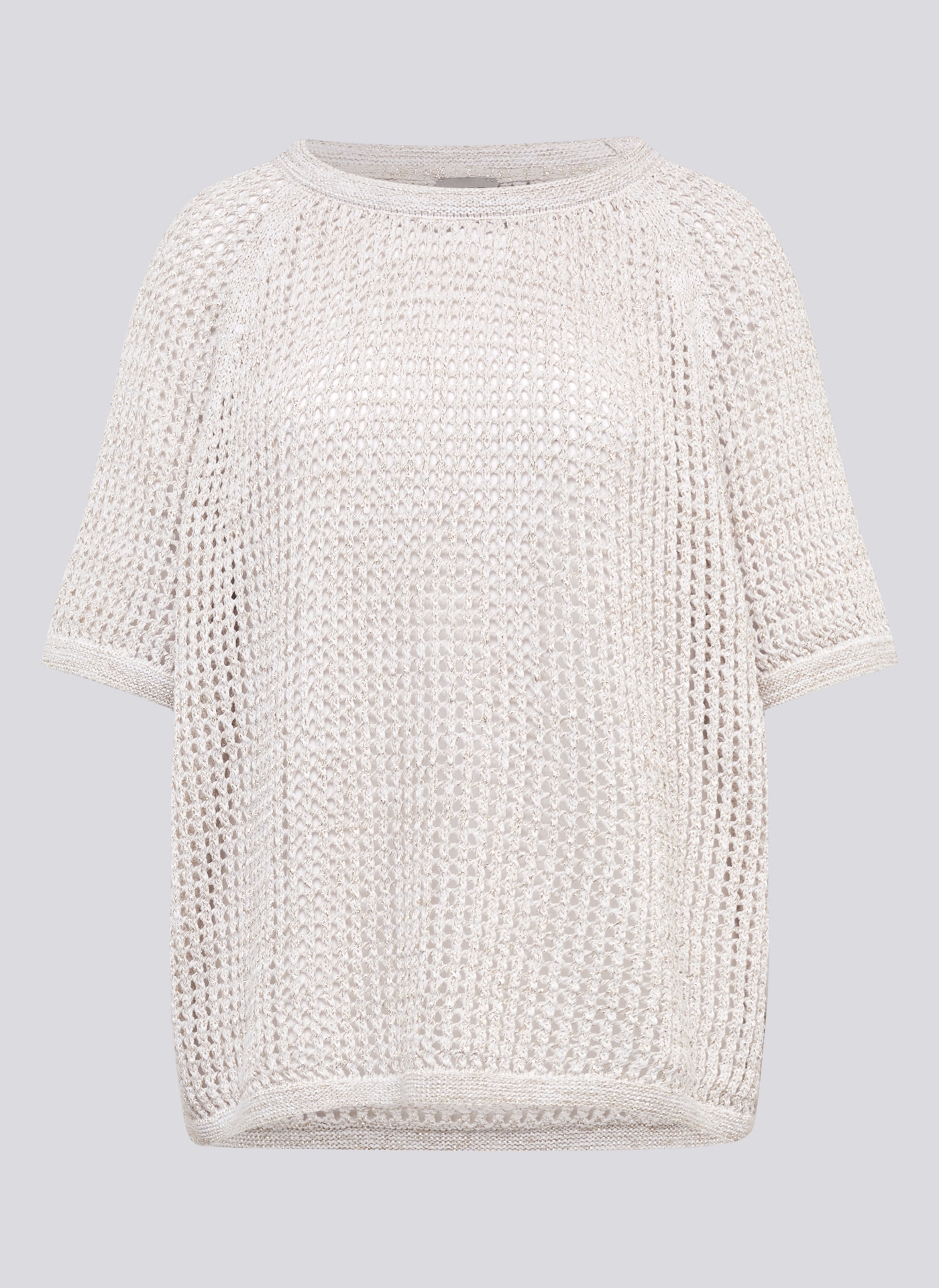 Rabe Strickpullover »Rabe Strick in luftiger Netzoptik«