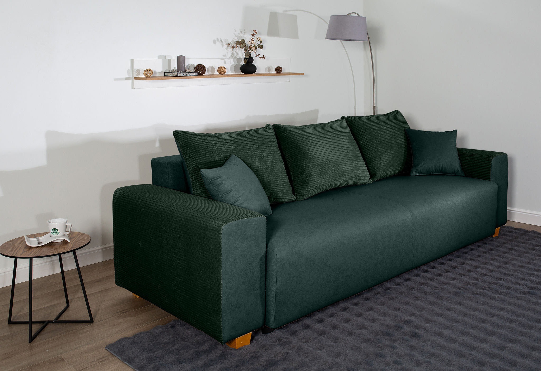 Thumbnail - COLLECTION AB Schlafsofa "Yves, Liegefläche (B/T): 142/194 cm" inkl. Bettfunktion, Bettkasten, Federkern & Zierkissen