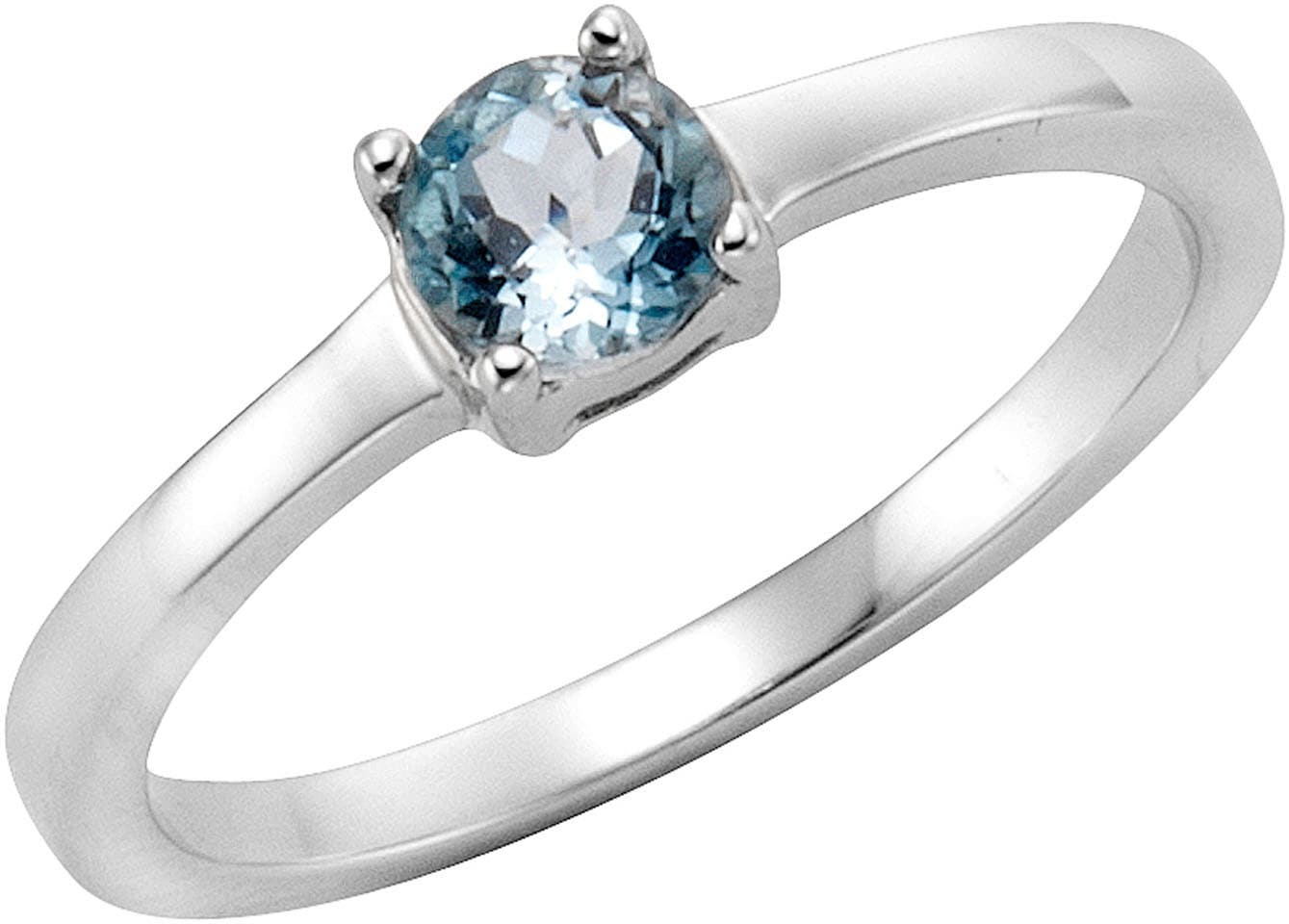 Silberring »Schmuck Geschenk Silber 925 Fingerring Damenring Solitär«, mit Blautopas...