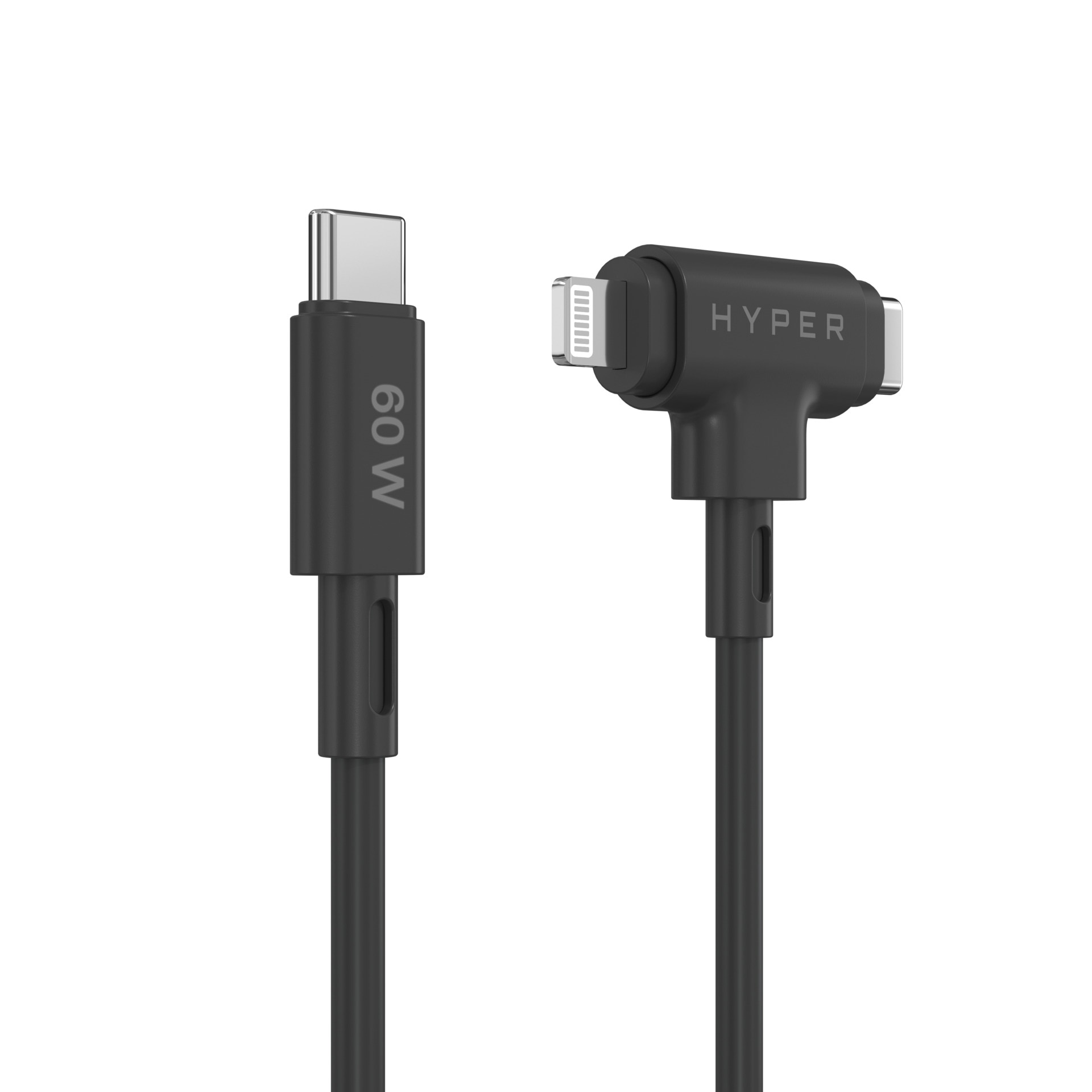 Targus USB-Kabel »HyperJuice Silicone USB-C zu USB-C Lightning Hybrid 60W«, USB-C-Lightning