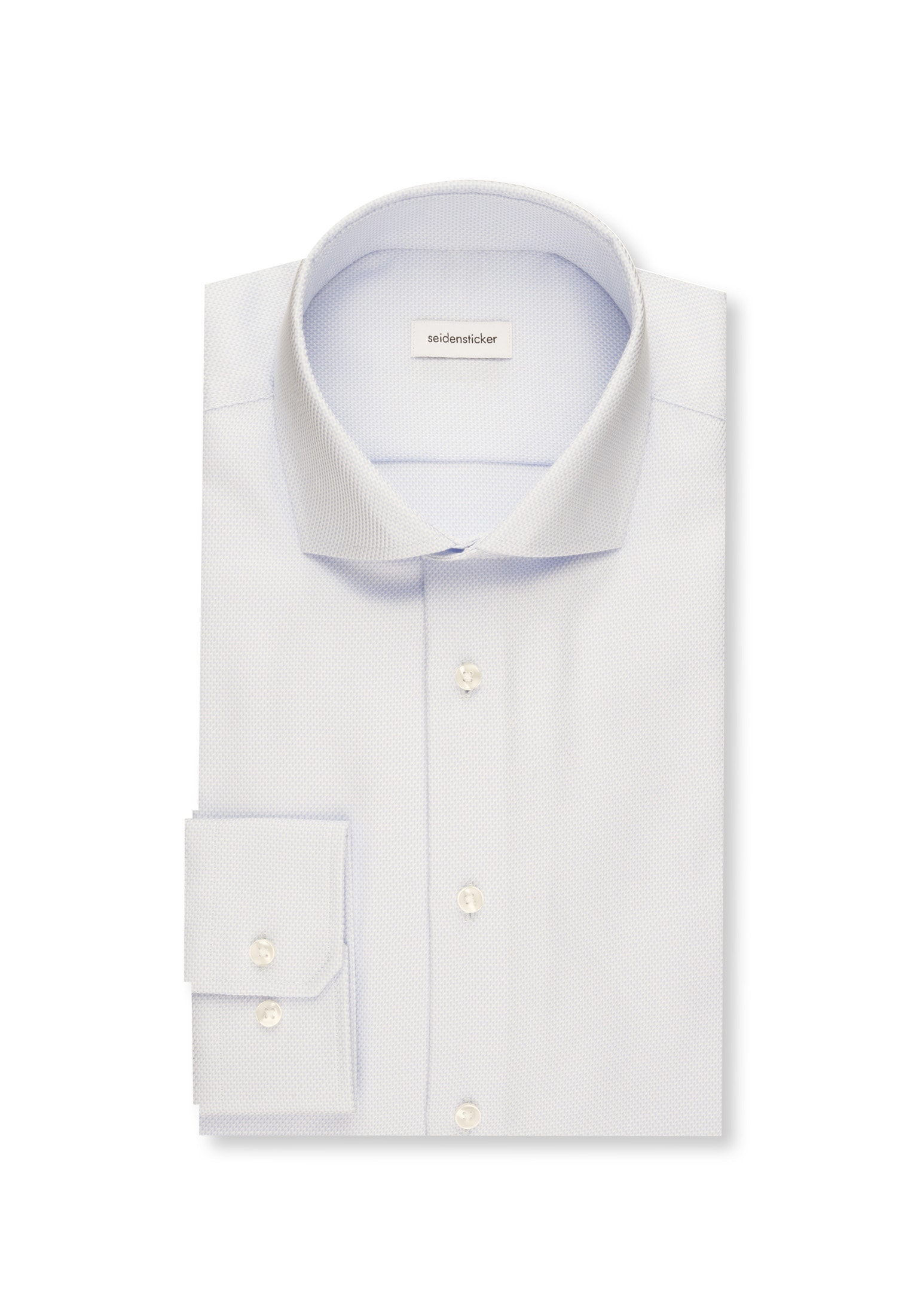 seidensticker Businesshemd »Schwarze Rose« Slim 1/1 Extra lang Kentkragen Struktur