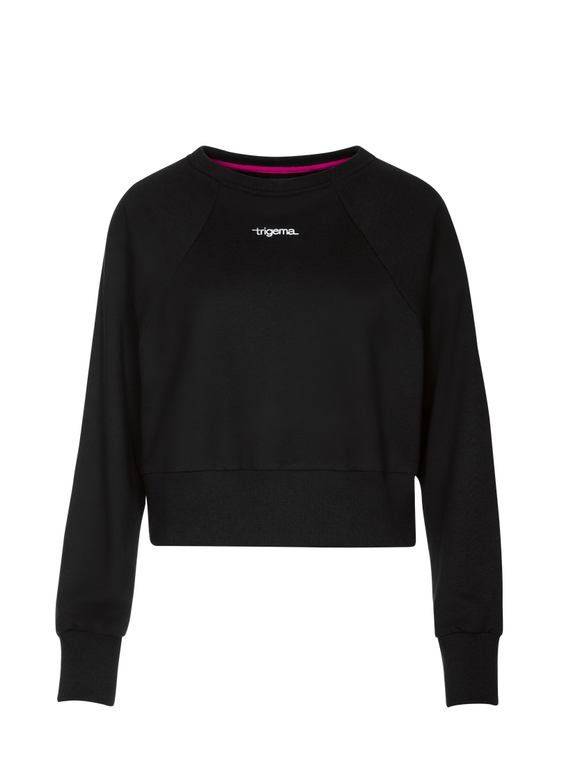 Trigema Sweatshirt "TRIGEMA Cropped Sweatshirt in leichter Qualität" günstig online kaufen