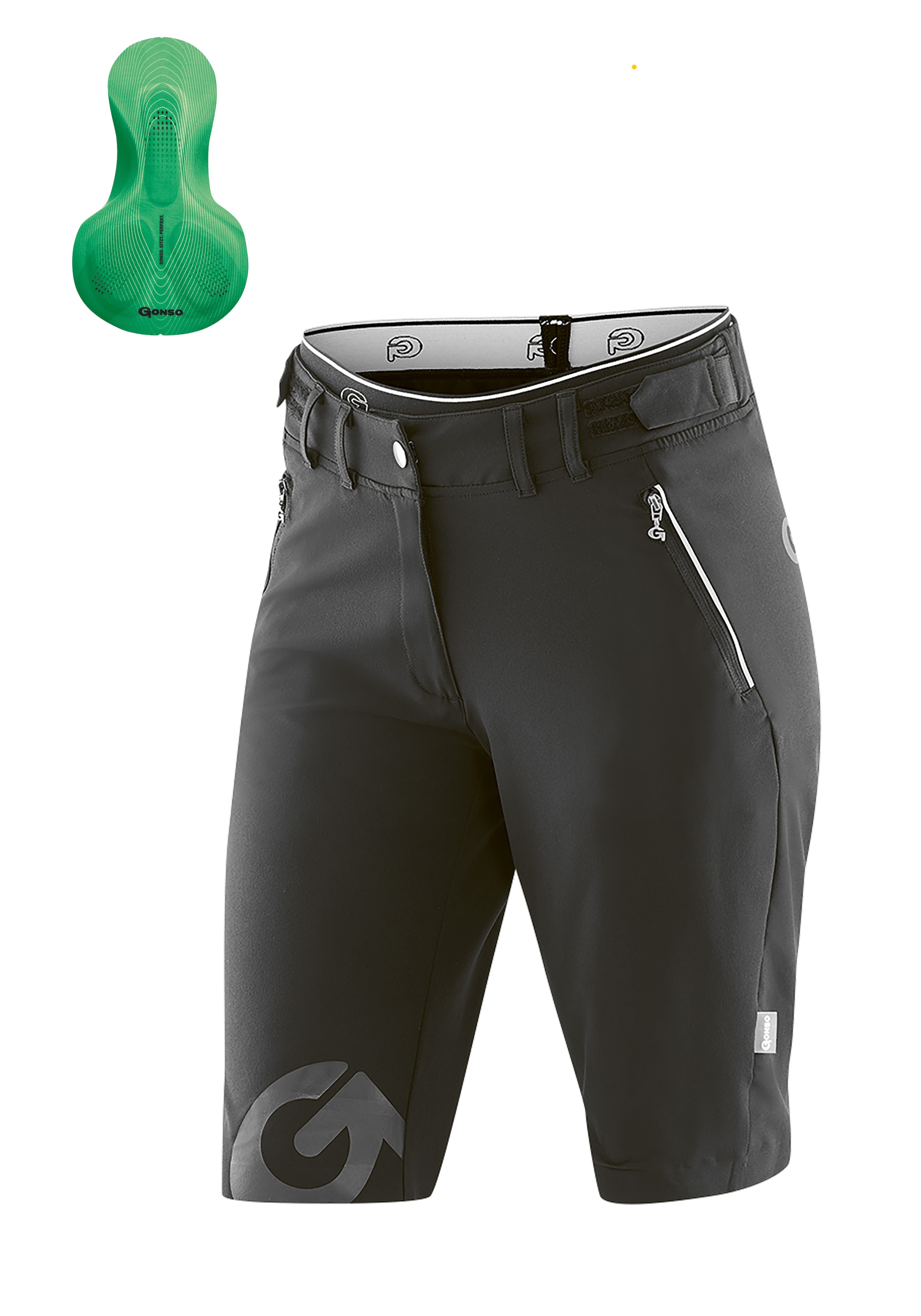 Gonso Fahrradhose "Sitivo Shorts W", Bikeshorts mit innovativem Sitzpolsterkonzept