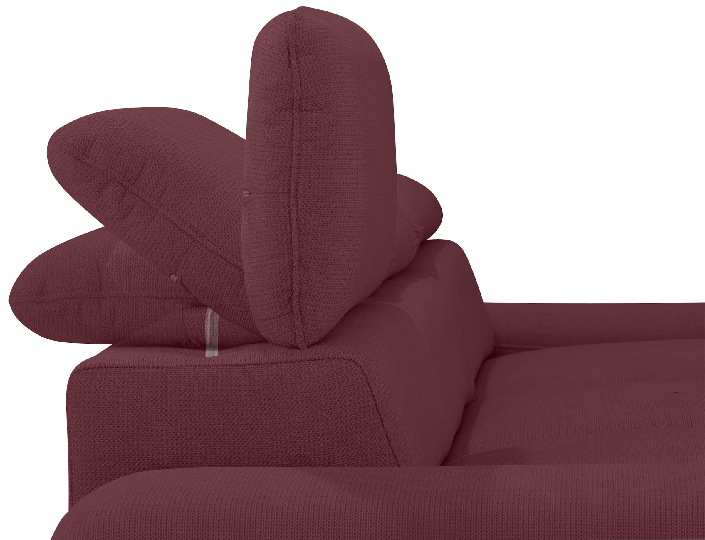 Home affaire Ecksofa »Alberto L-Form«, mit Kopfteilverstellung, wahlweise mit Bettfunktion