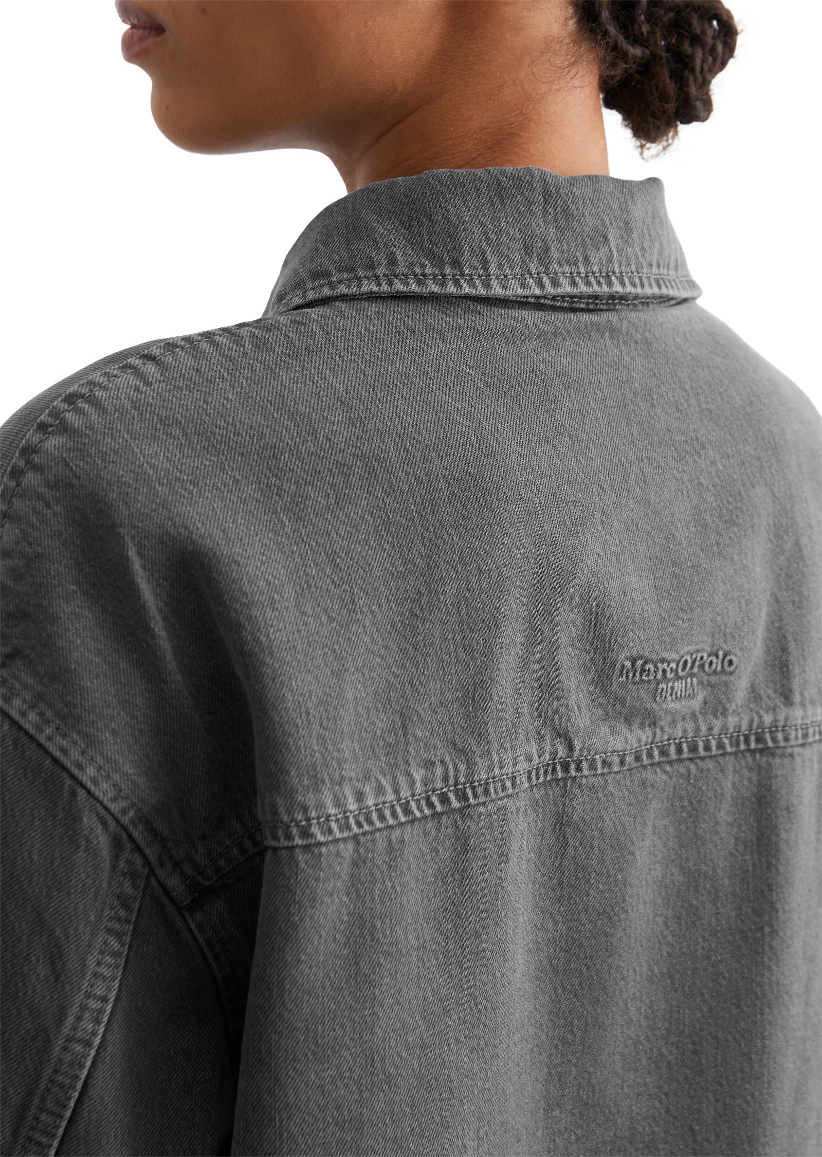 Marc O'Polo DENIM Hemdblusenkleid »aus Rigid Denim«