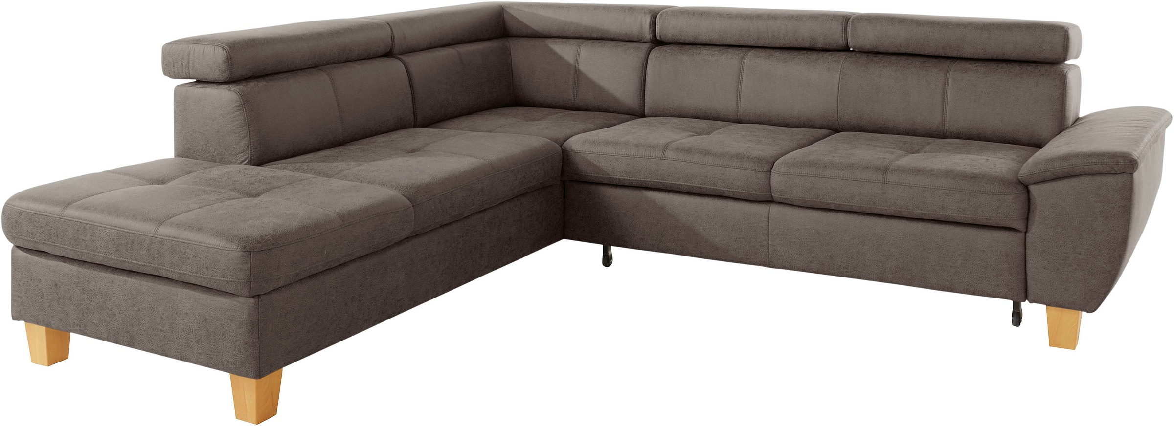 exxpo - sofa fashion Ecksofa "Enya, hoher Sitzkomfort, Breite 266cm, bequem günstig online kaufen