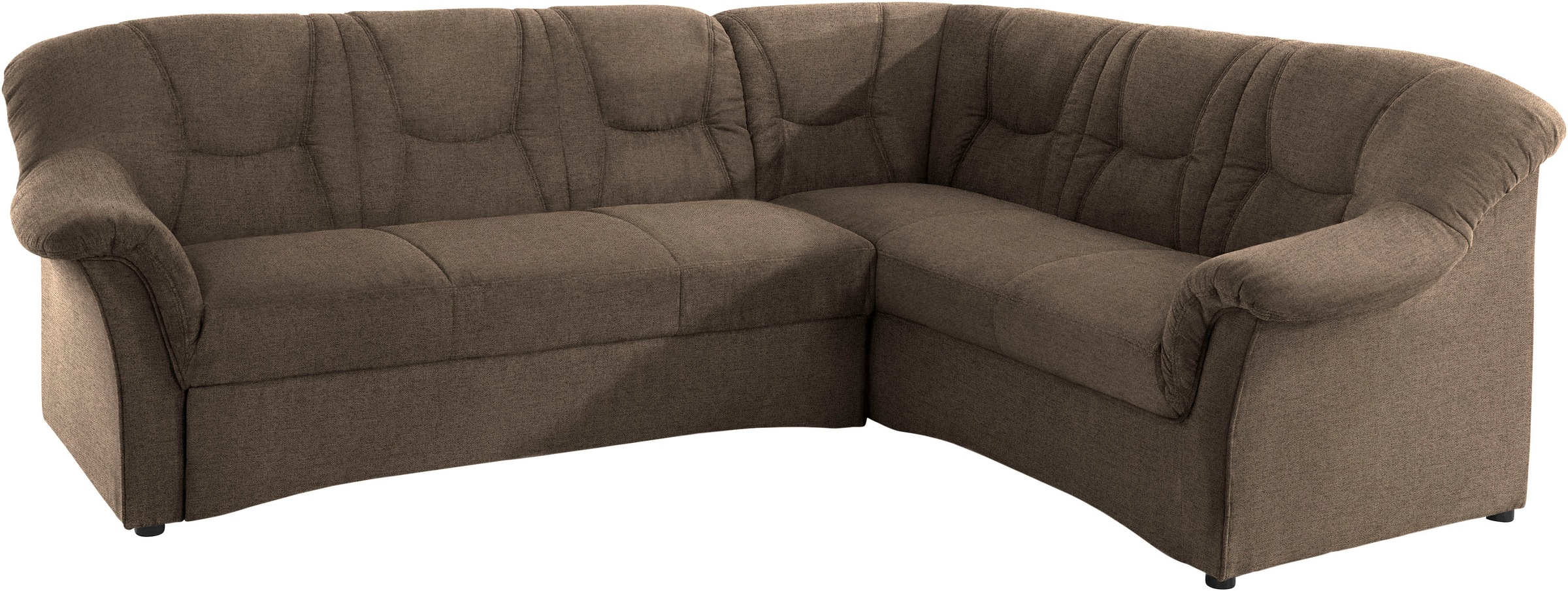 DOMO collection Ecksofa »Sarafina zeitlos und komfortabel, optional mit Federkern, L-Form«, wahlweise mit Bettfunktion