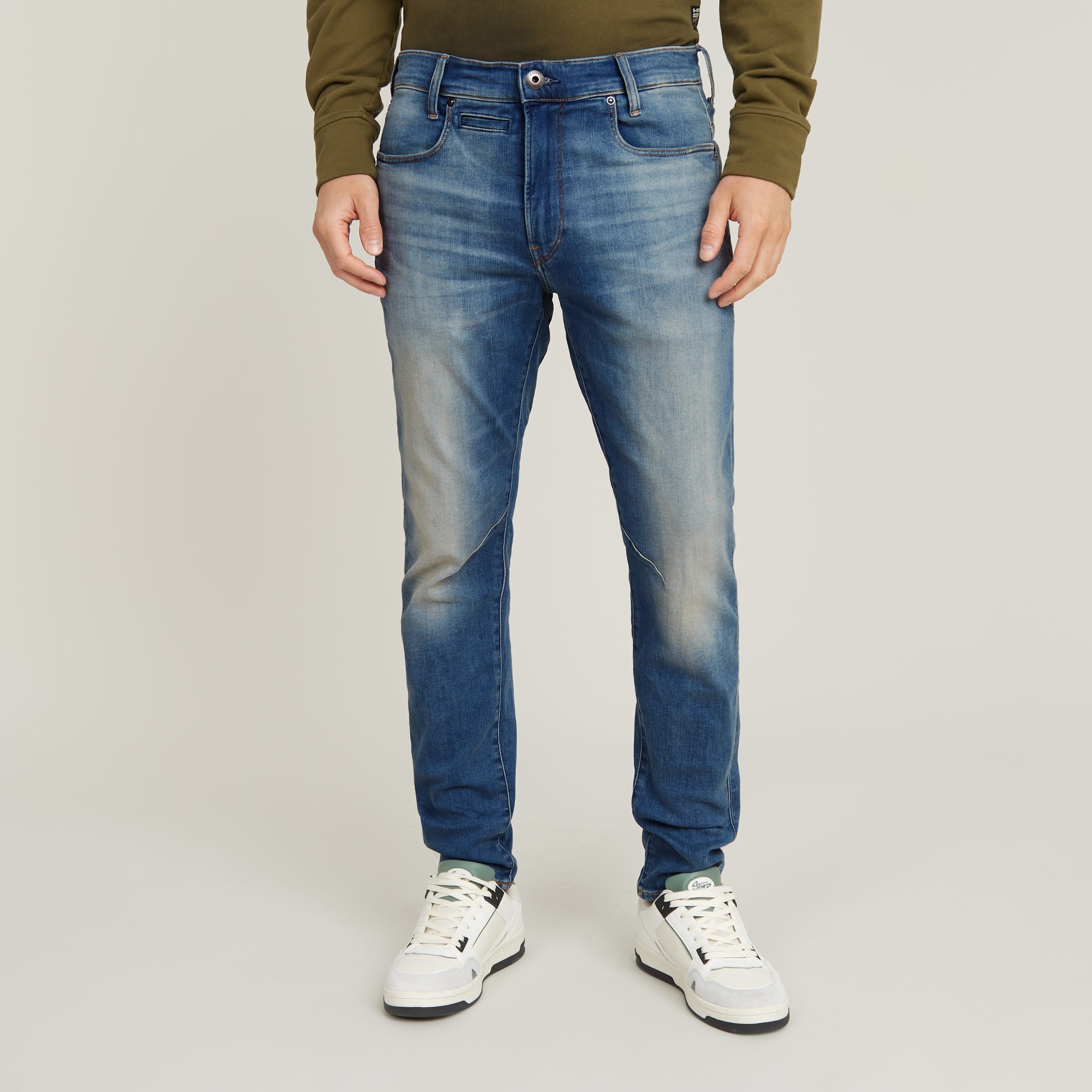 G-STAR 5-Pocket-Jeans "D-Staq 3D Slim", mit Chinodetails