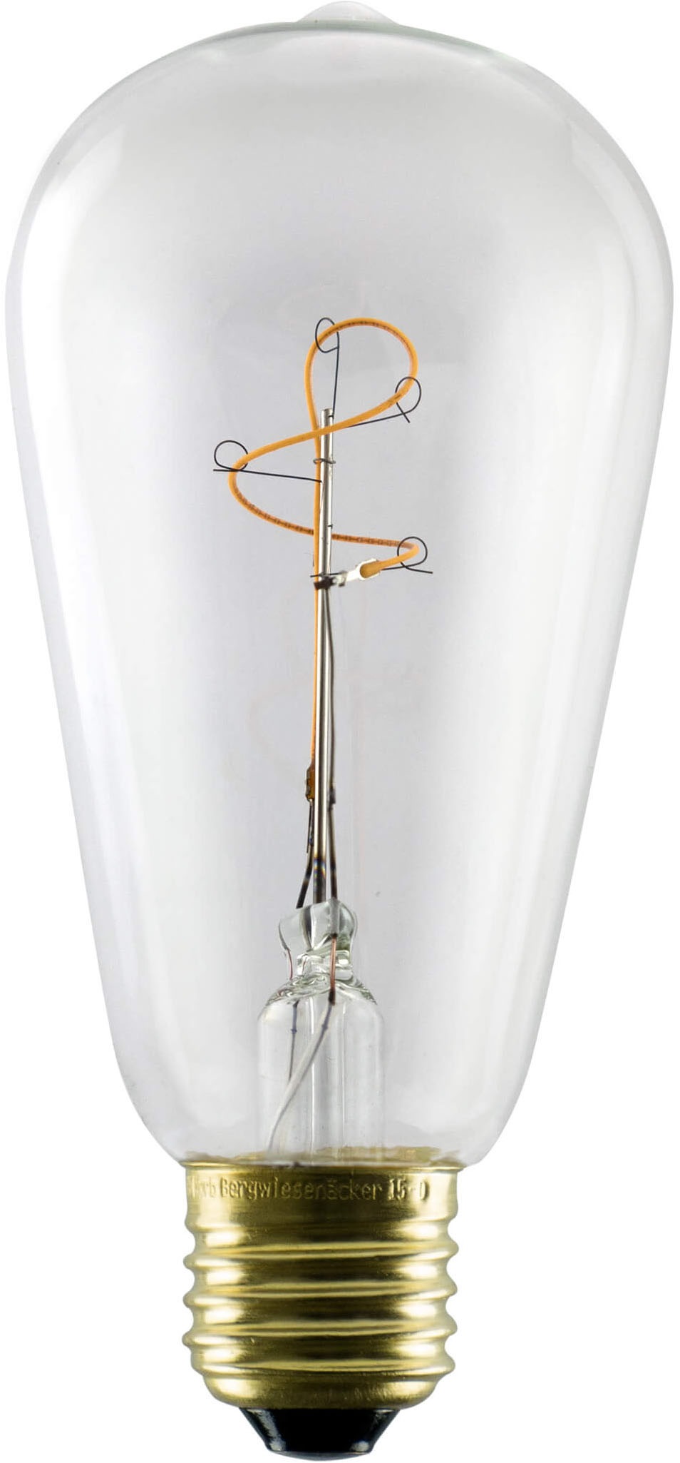 SEGULA LED-Filament "LED Rustika klar, E27", L:14,5cm Ø:6,5cmtransparent, klar, Leuchtmittel