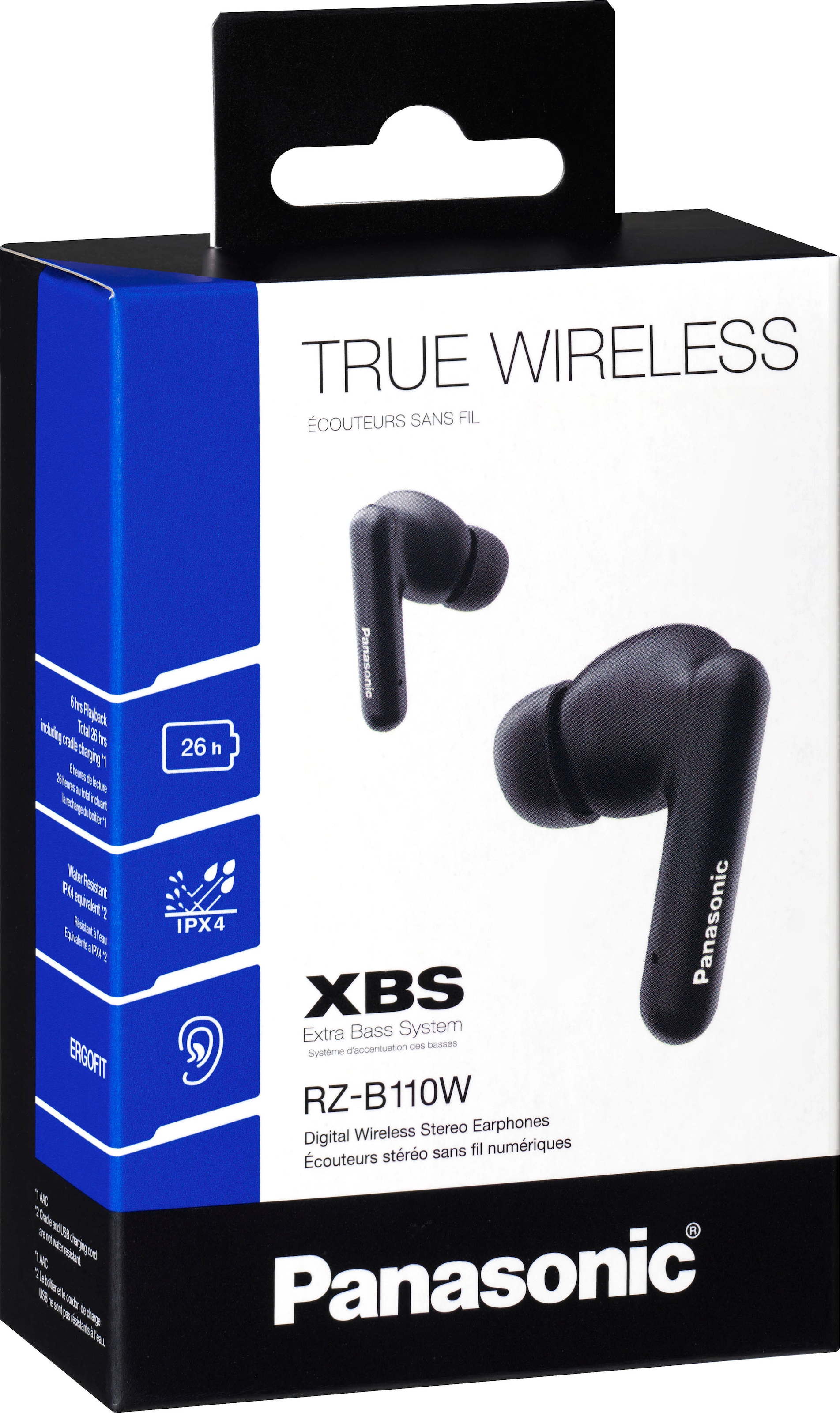 mit »B110WDE-K«, A2DP BAUR Bluetooth-HFP, Freisprechfunktion-Sprachsteuerung-True Panasonic Wireless-kompatibel | In-Ear-Kopfhörer Siri Bluetooth-AVRCP wireless