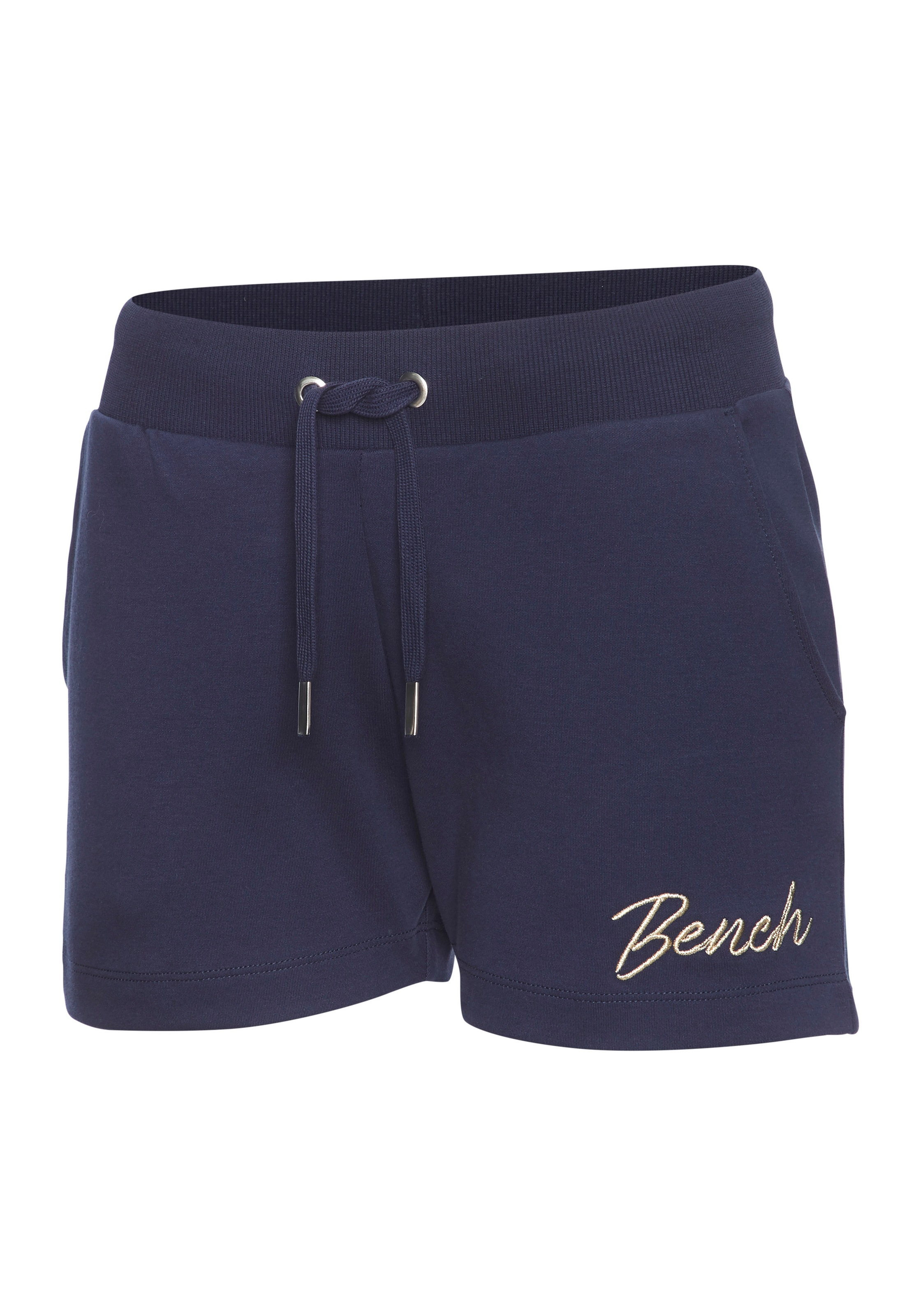 Bench. Loungewear Relaxshorts  mit kleiner glänzenden Logostickerei, Loungeanzug