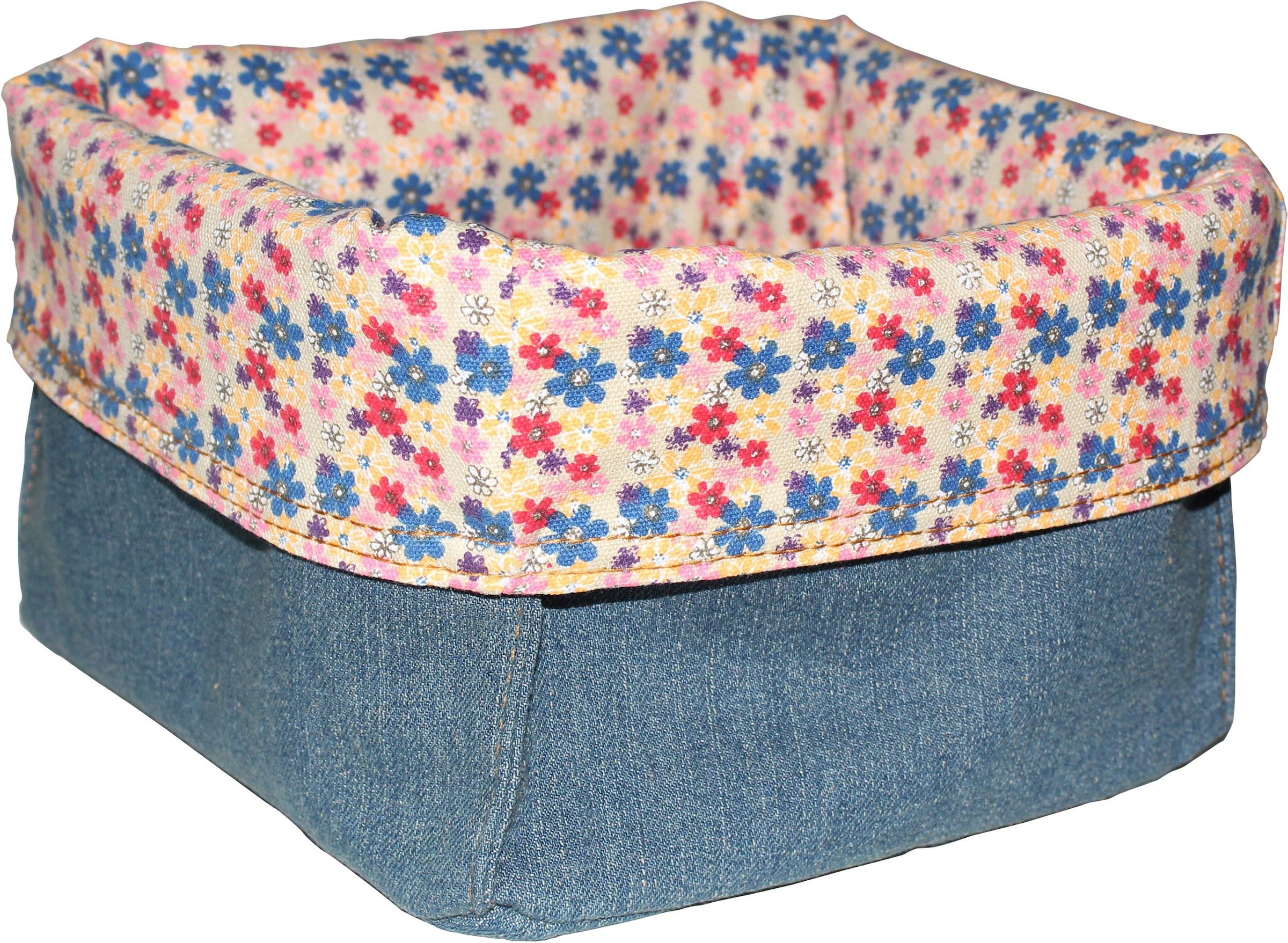 stuco Brottasche "Denim" 1 Stk. tlg. in Jeans-Optik, Allzweckkorb günstig online kaufen