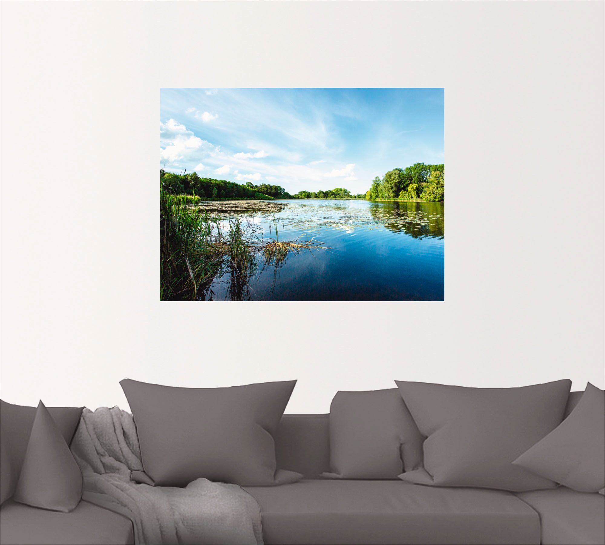 Artland Wandbild »Idylle pur«, Gewässer, (1 St.), als Leinwandbild, Poster, Wandaufkleber in verschied. Größen