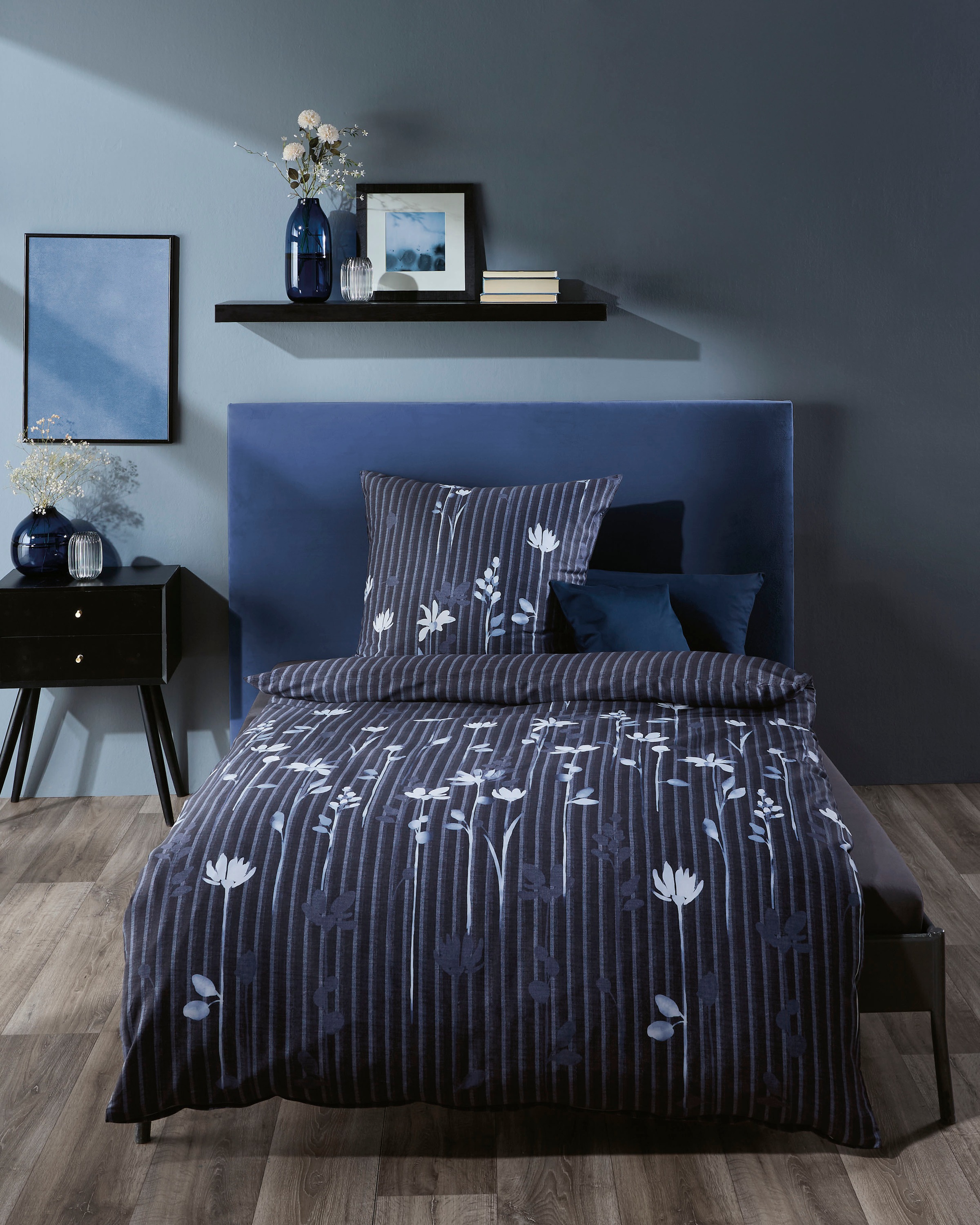 Kaeppel Bettwäsche "Floral Stripes" 2 Stk. tlg. günstig online kaufen