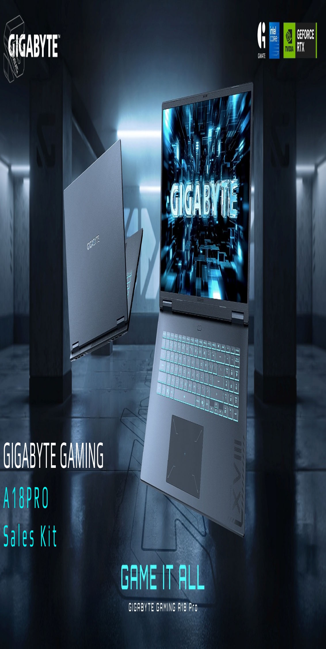 Gigabyte Gaming-Notebook »GAMING A18 PRO DXJG3DEBC4SH« 45,72 cm / 18 ″ Intel Core 7 GeForce® RTX 5070 Ti 1.000 GB SSD