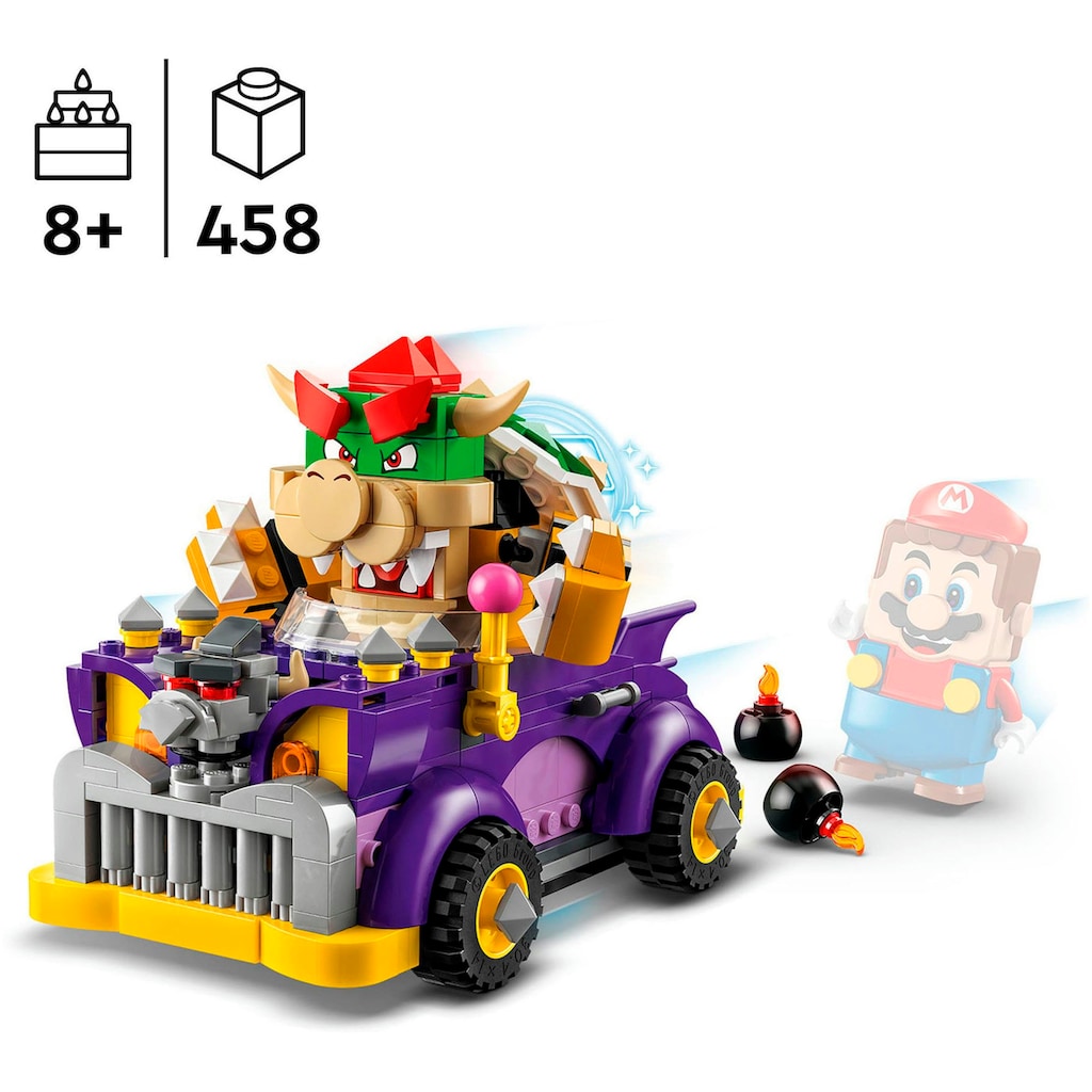 LEGO® Konstruktionsspielsteine »Bowsers Monsterkarre – Erweiterungsset (71431), LEGO Super Mario«, (458 St.)