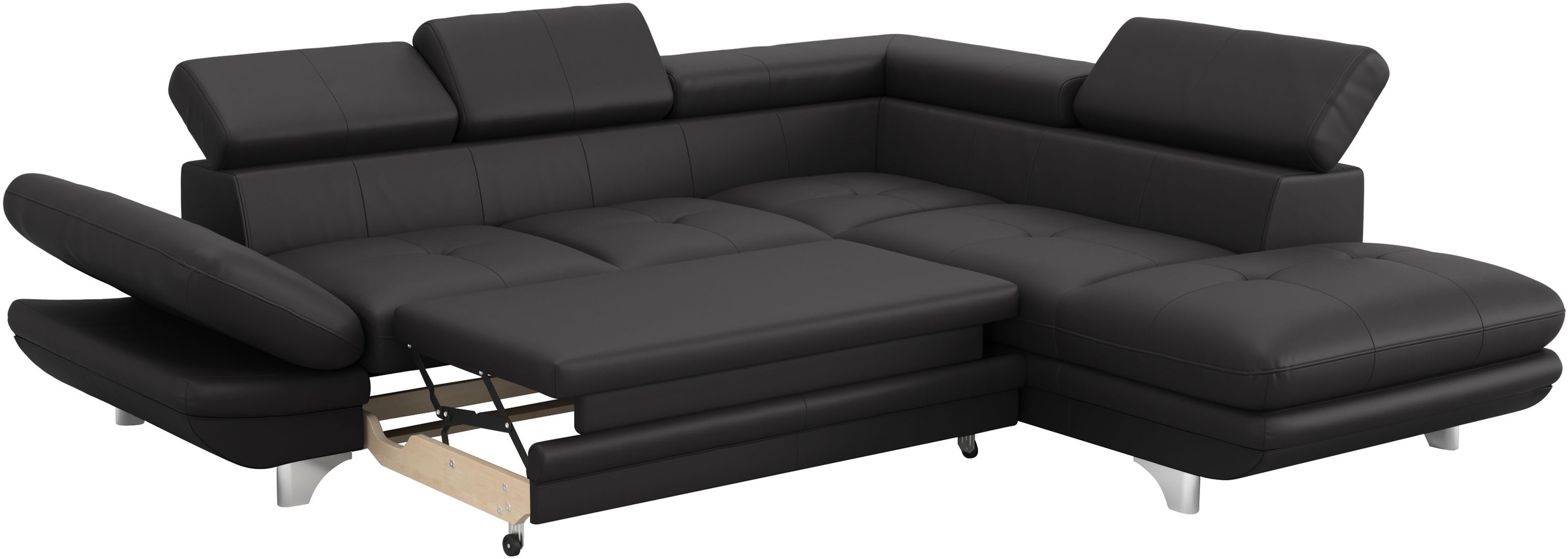 Thumbnail - COTTA Ecksofa "Enterprise L-Form" mit Arm- & Kopfteilverstellung, wahlweise mit Bettfunktion