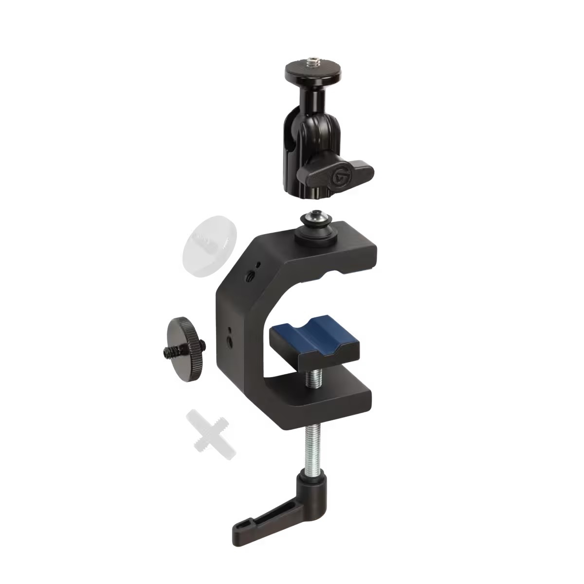 Elgato Kamerahalterung »Heavy Clamp«, (1 St.), Kugelgelenkkopf und Vier ¼-Gewinden, ultrasicher und robust