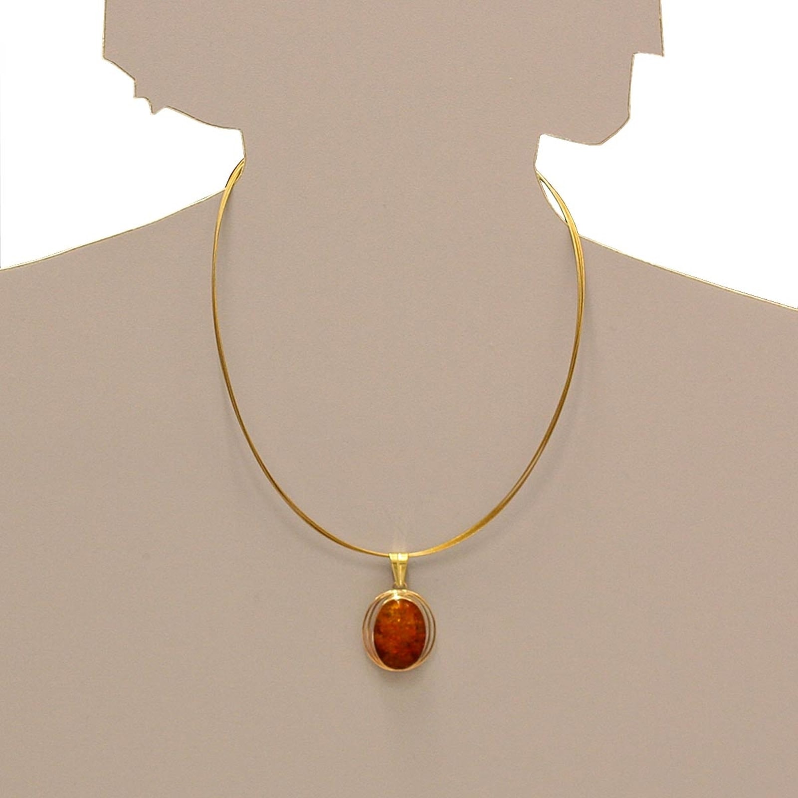 OSTSEE-SCHMUCK Kettenanhänger »- Luisa - Gold 333/000 - Bernstein«
