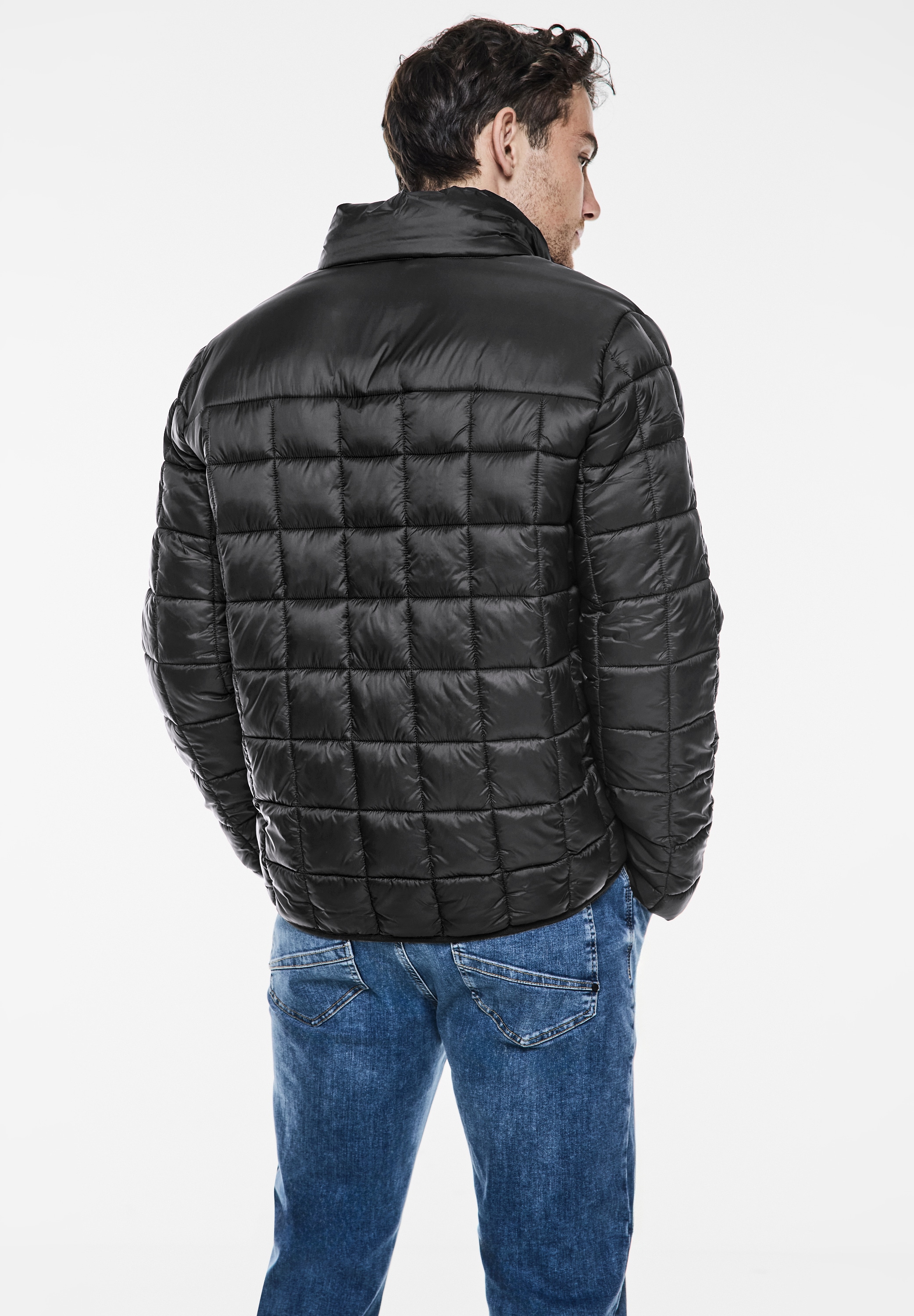 STREET ONE MEN Steppjacke, ohne Kapuze, mit Stehkragen