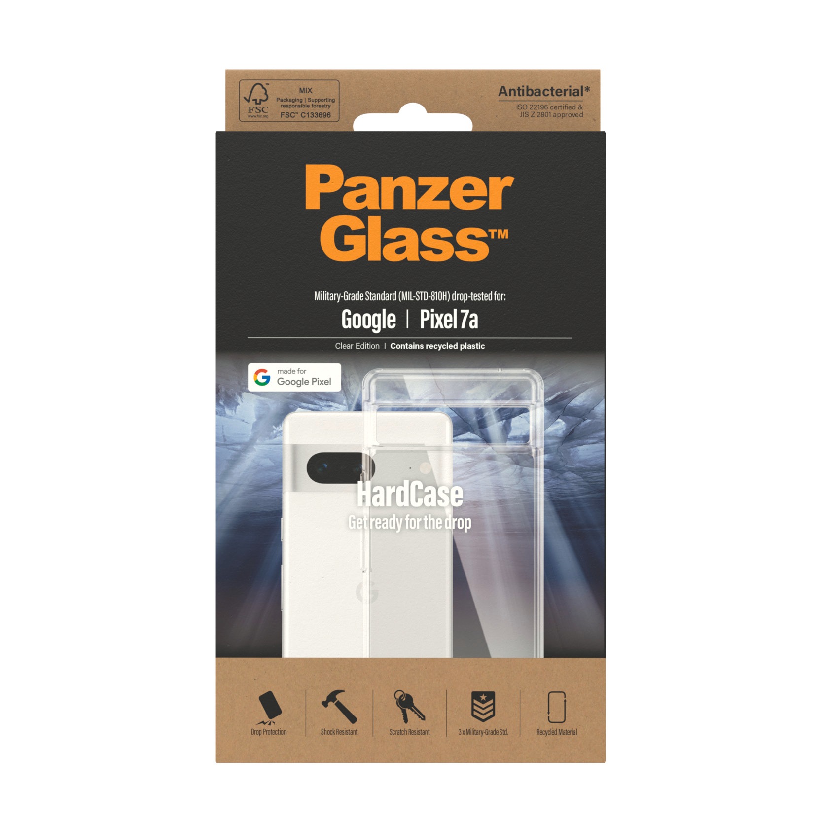PanzerGlass Backcover »HardCase«, Google Pixel 7a, für Google Pixel 7a