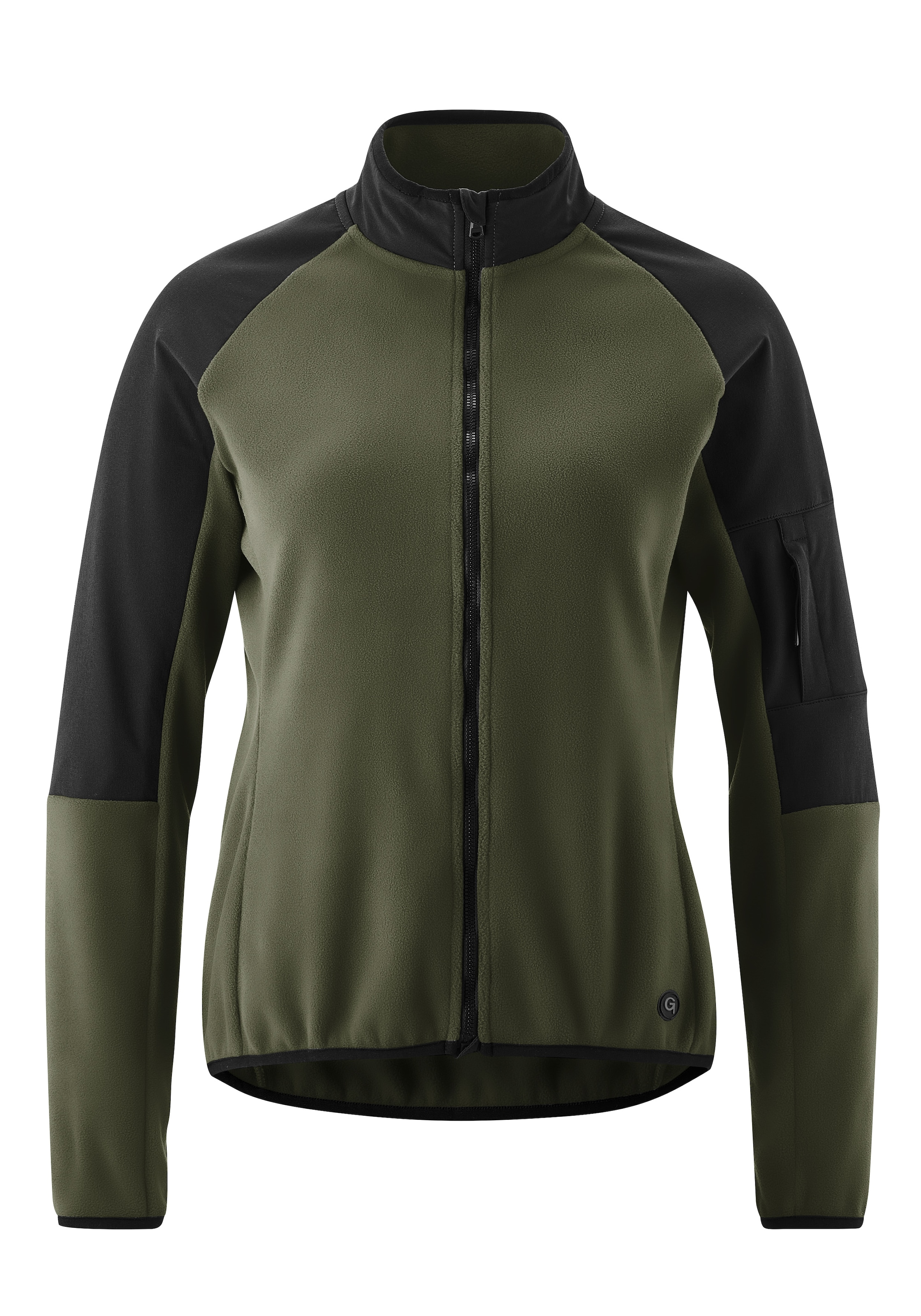 Gonso Radtrikot "Adventure Jersey Fleece W", Damen Fahrradtrikot langarm, weiches Fleece-Material, Full-Zip Trikot