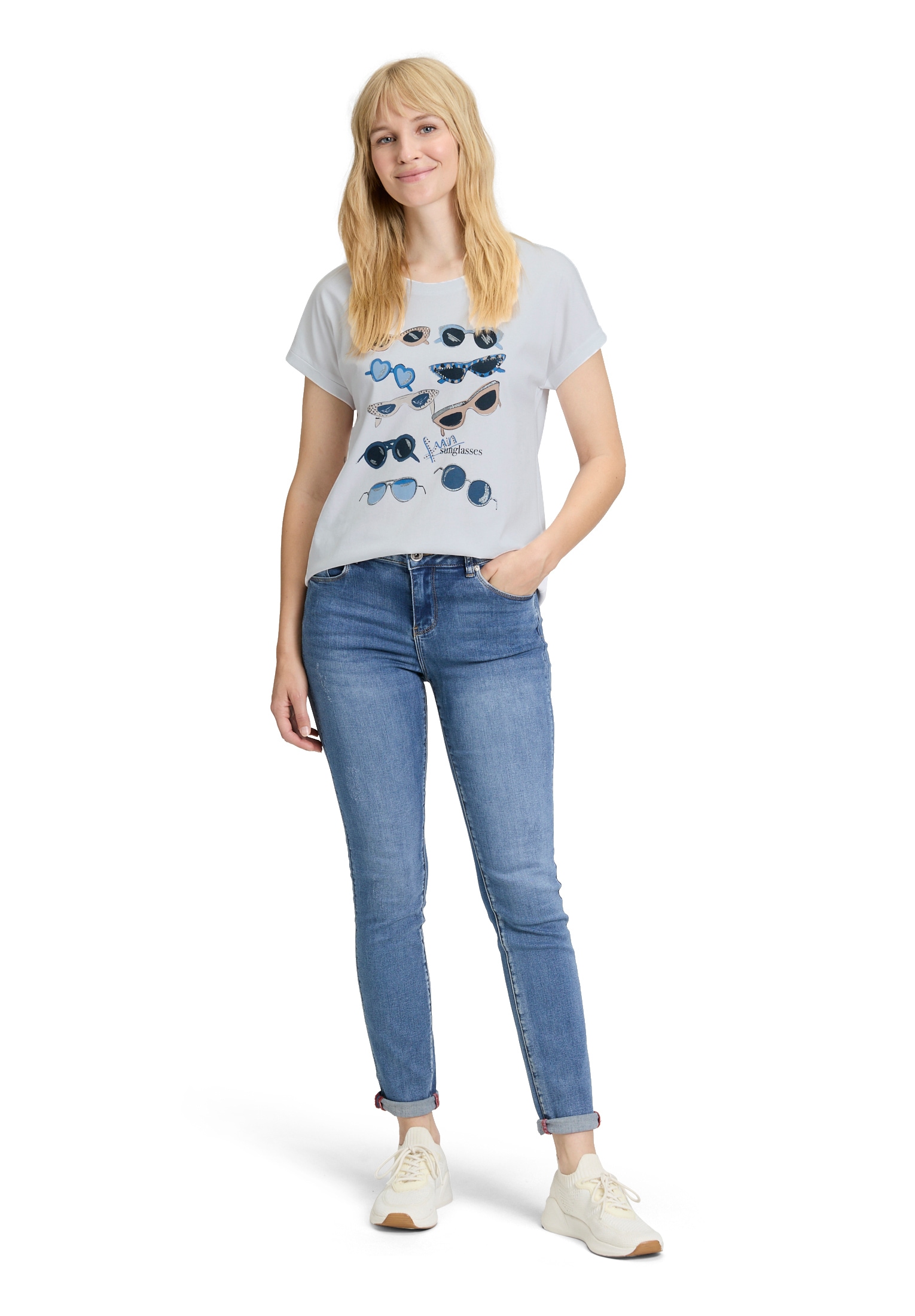 Betty Barclay Kurzarmshirt »Betty Barclay Damen Casual-Shirt mit Aufdruck«, (1 tlg.)