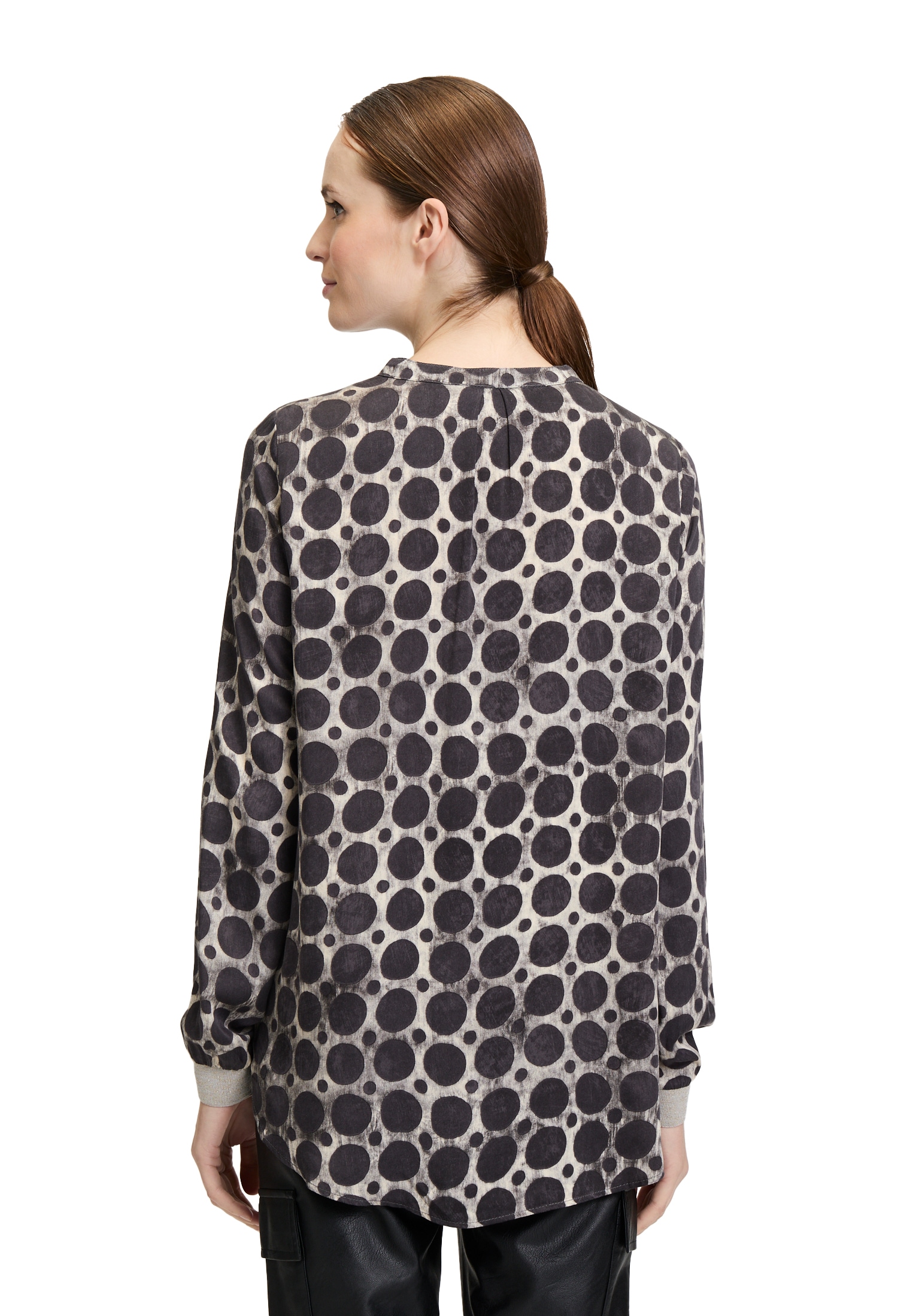 Cartoon Schlupfbluse »Cartoon Damen Casual-Bluse mit Rippbündchen«