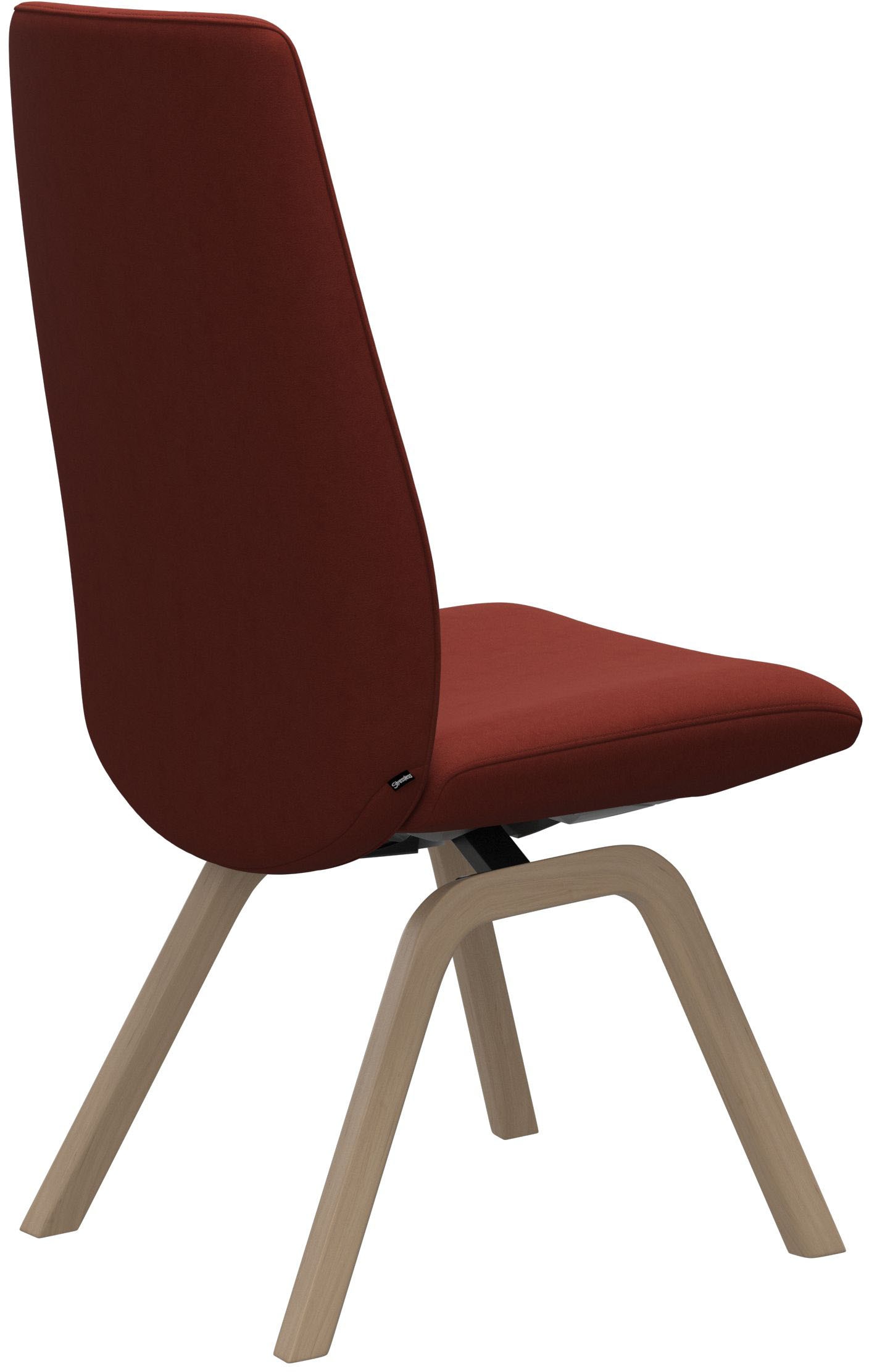 Stressless® Polsterstuhl »Laurel«, Microfaser DINAMICA, High Back, Größe L, mit schräggestellten Beinen in Eiche natur