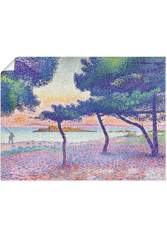 Artland Wandbild »Der Strand von Saint-Clair. 1896«, Wiesen & Baumbilder, (1 St.), in... kaufen