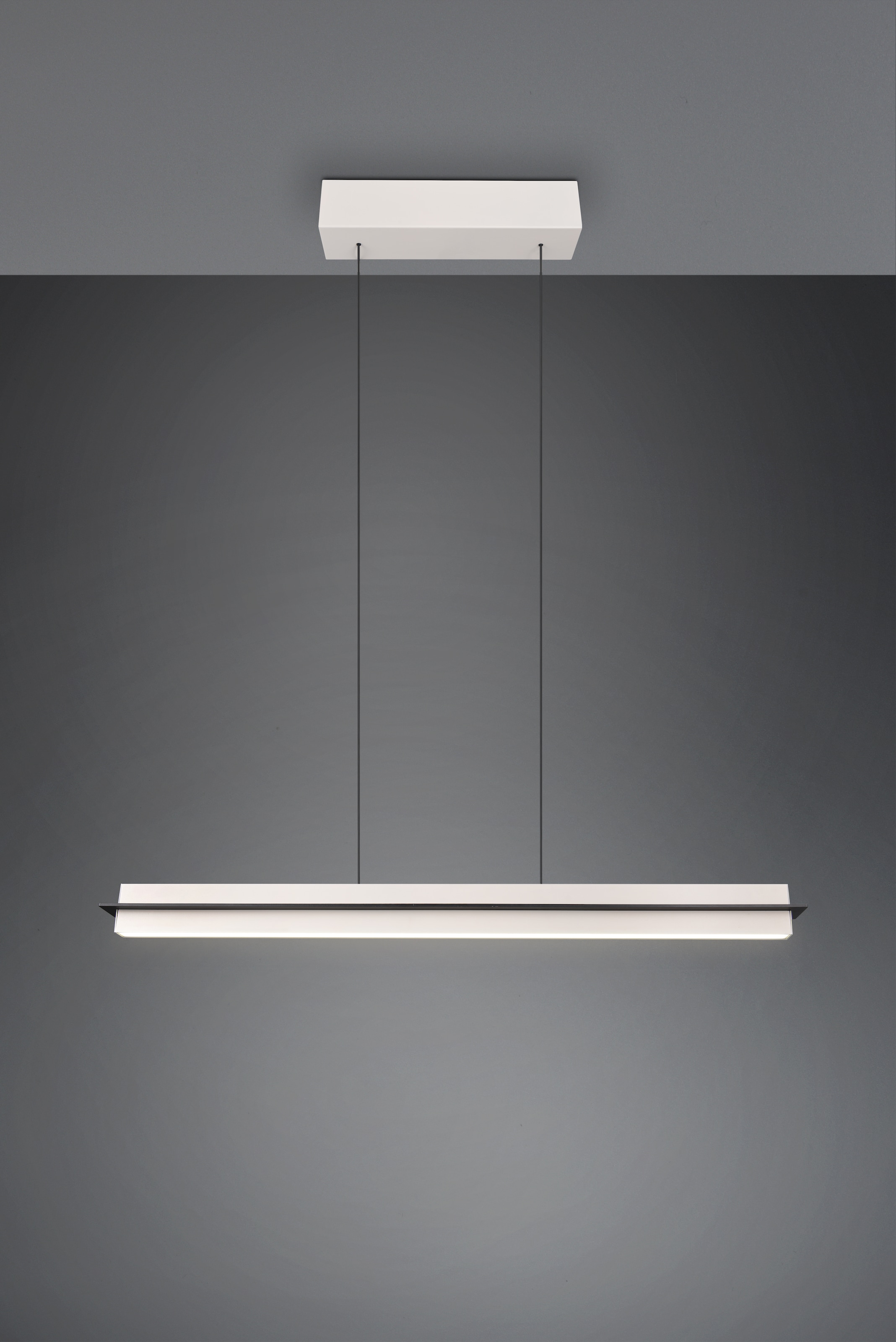 TRIO Leuchten LED Pendelleuchte »EMERSON, LED Hängeleuchte höhenverstellbar, 4-Stufen Touch Dimmer«, 1 flammig, Leuchtmittel LED-Board | LED fest integriert, Lichtfarbe einstellbar 2700-5000K warm- bis kaltweiß, Höhe max 150 cm