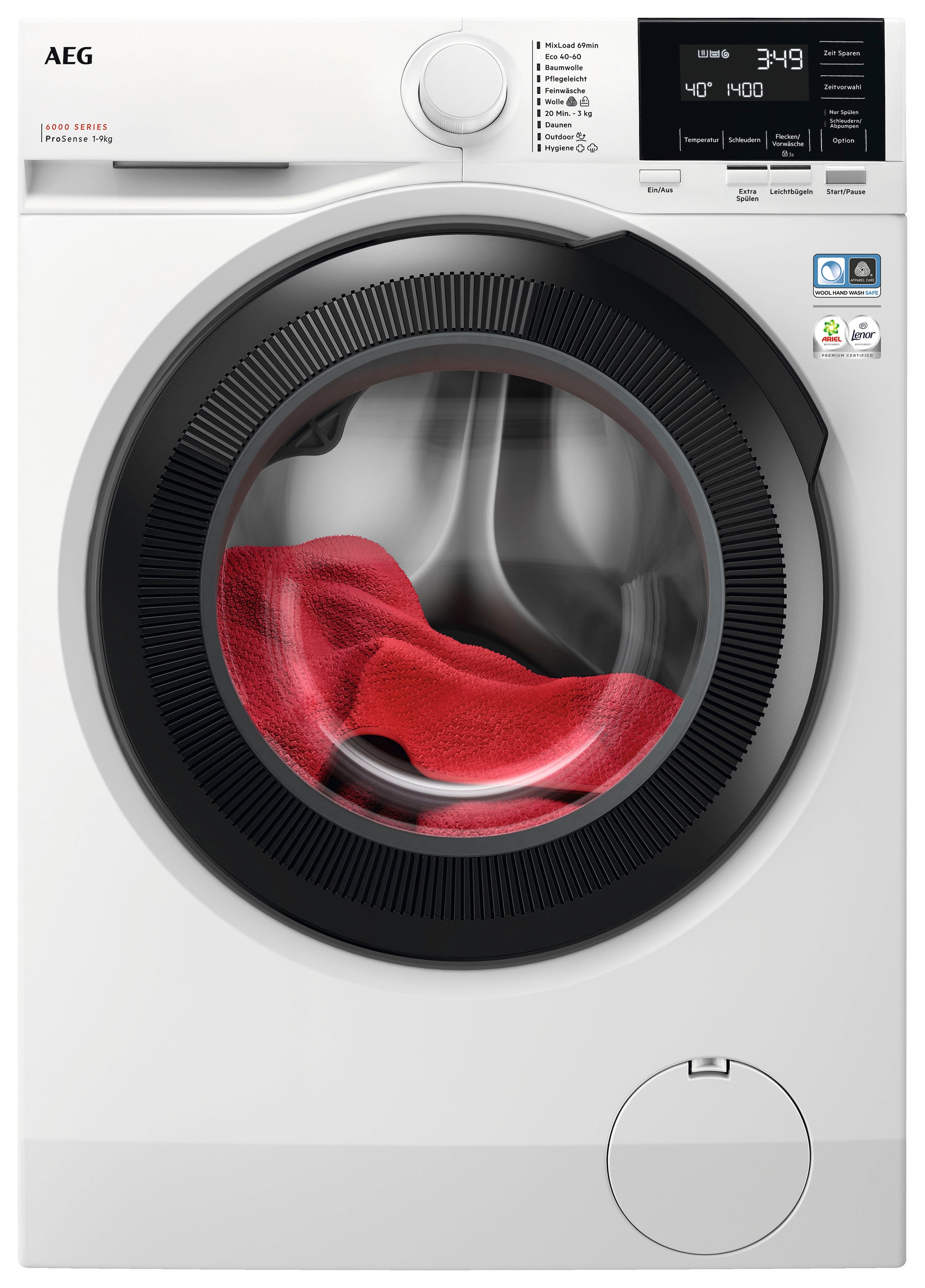 AEG Waschmaschine Serie 6000 mit ProSense-Technologie "LR6FA49FL 914915728" günstig online kaufen