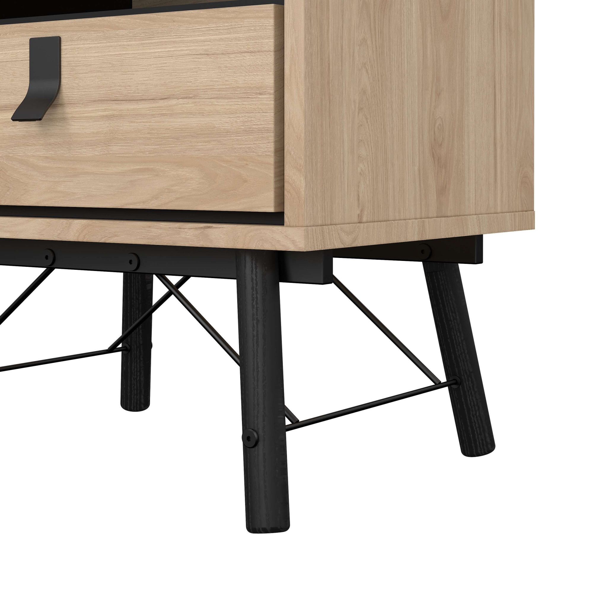 andas Nachttisch »RY«, Breite/Höhe 53/60 cm, 1 offenes Fach, 1 Schublade