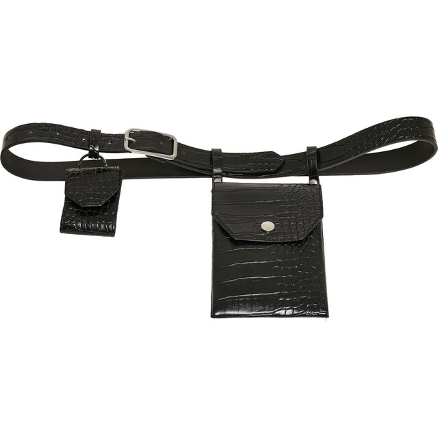 URBAN CLASSICS Hüftgürtel »Accessoires Croco Synthetic Leather Belt With  Pouch« online kaufen | BAUR