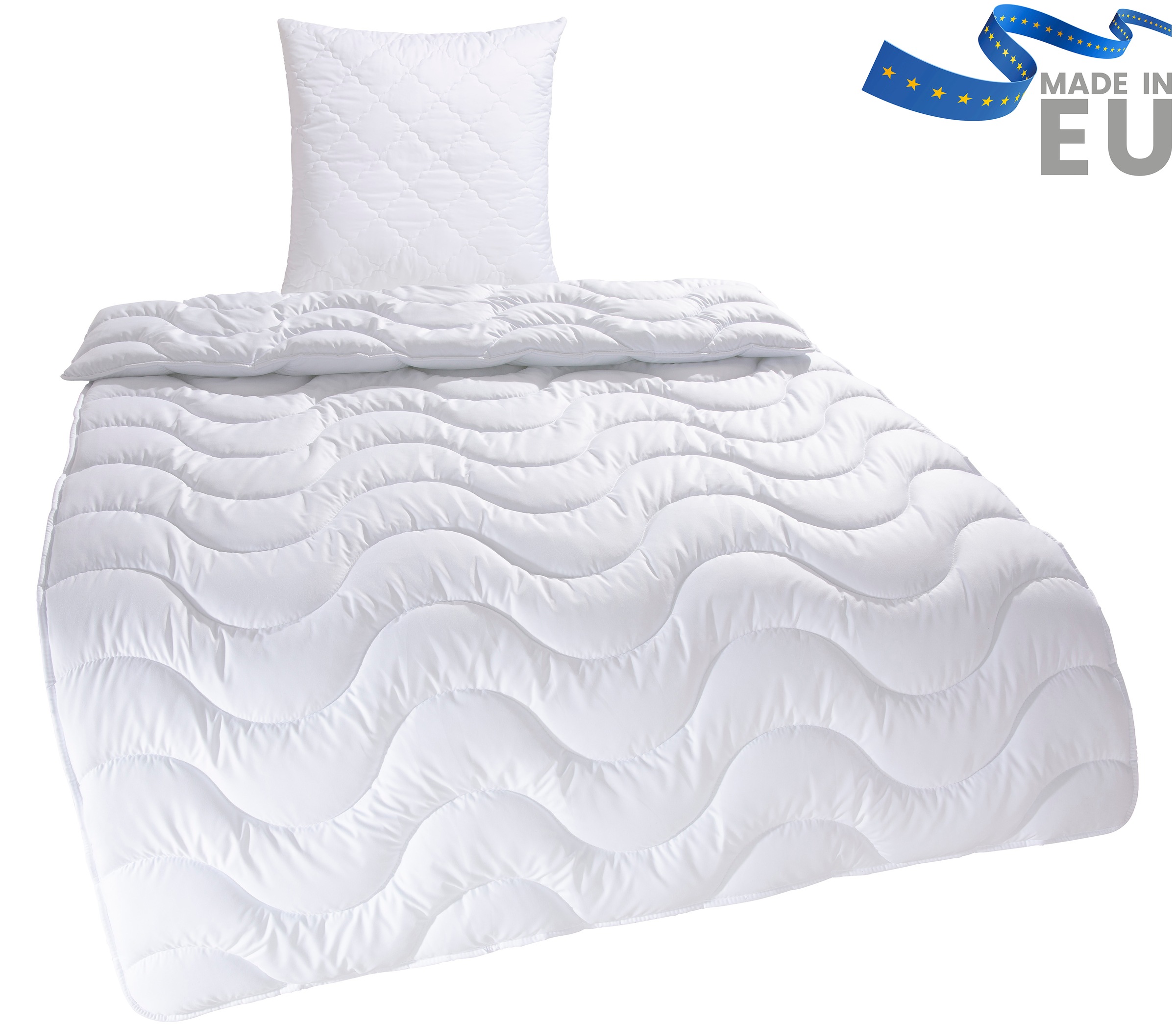 OTTO home Microfaserbettdecke + Microfaserkissen "Mailo, Bettdecke 135x200 günstig online kaufen