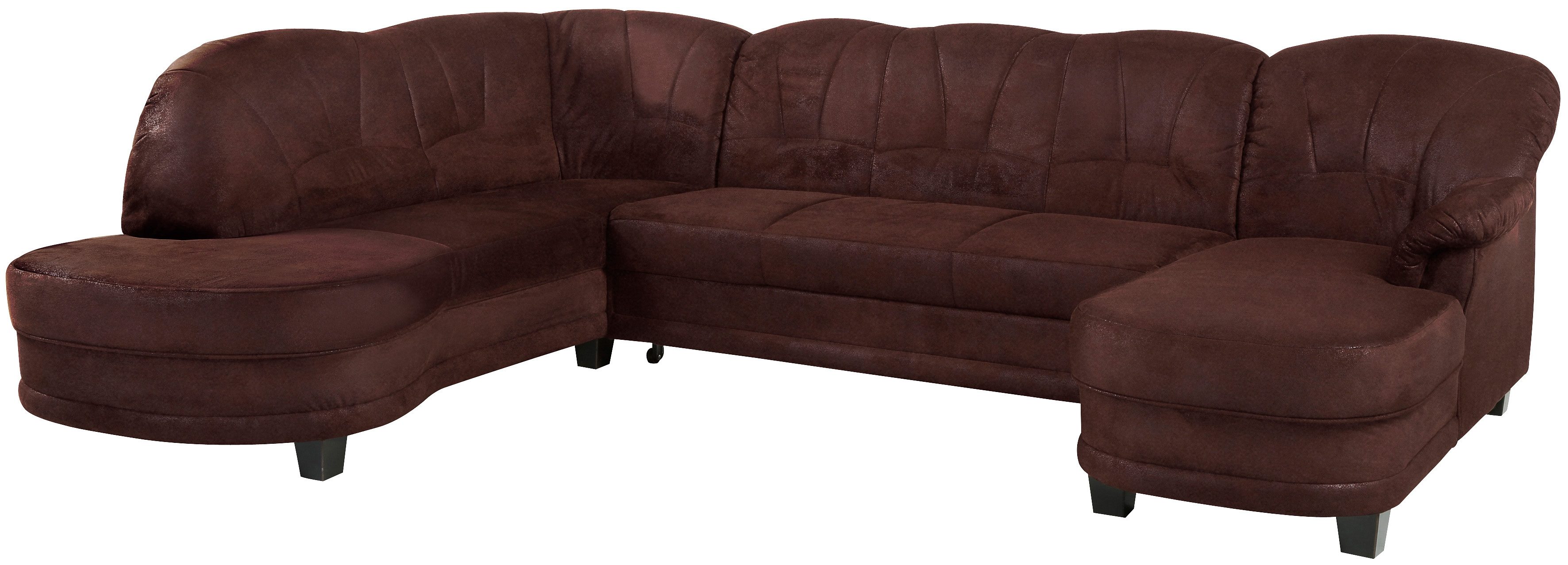 Thumbnail - Home affaire Wohnlandschaft "Camelita, viel Platz, bequem und zeitlos, Breite 289cm, U-Form" wahlweise mit Bettfunktion